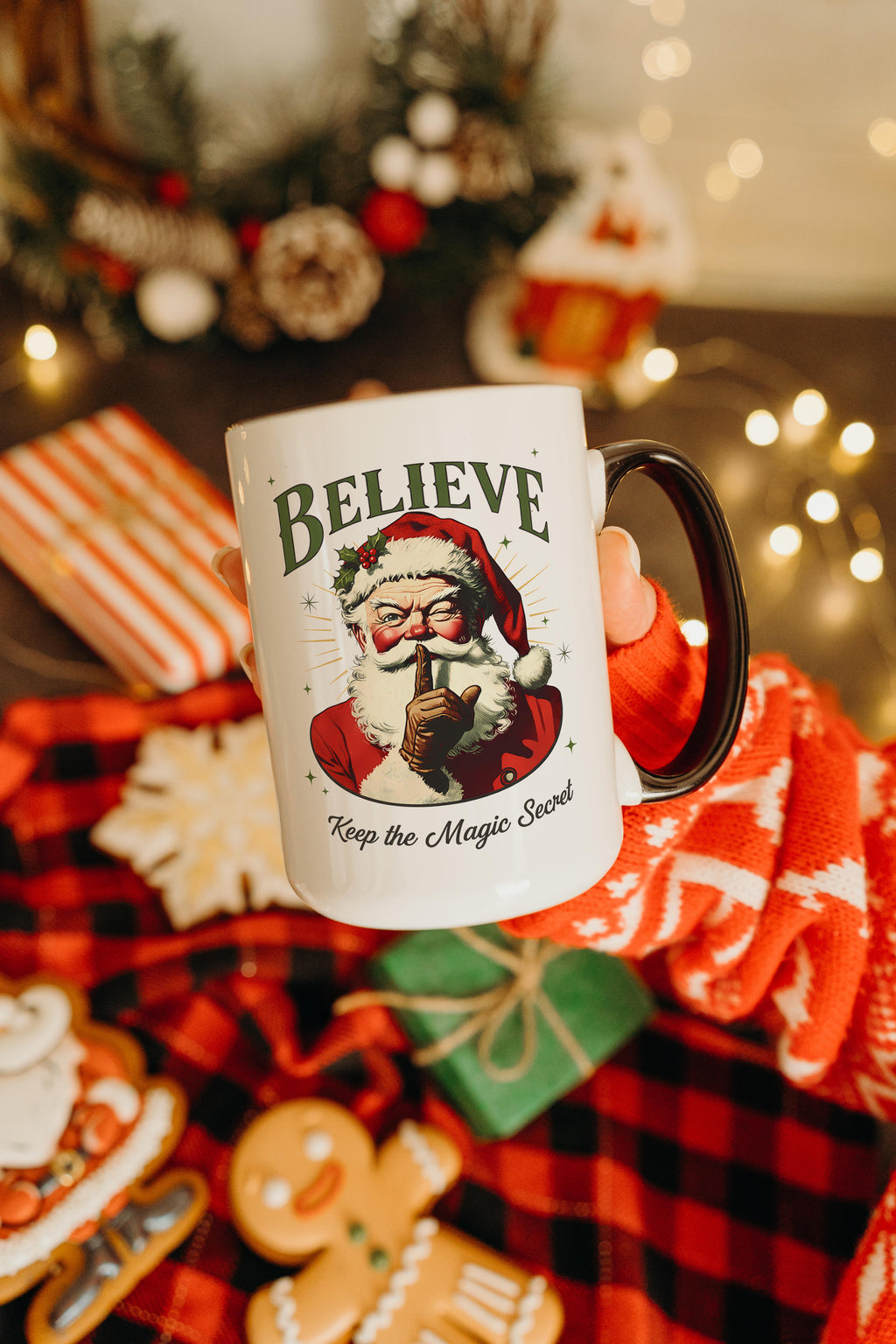 Believe, keep the Magic Secret - Christmas Mug