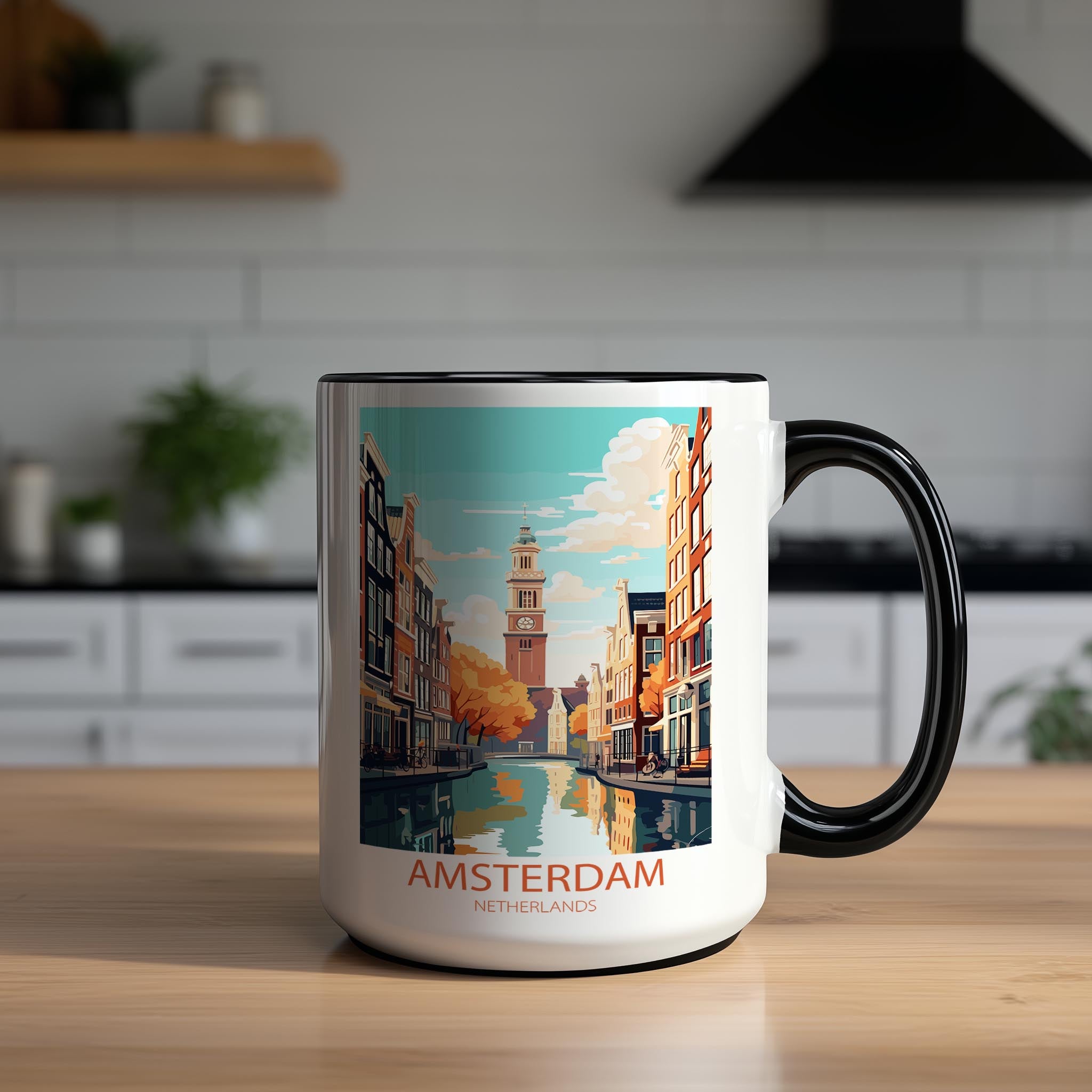 Amsterdam - The Netherlands - Beautiful Tourist Hotspots Mug