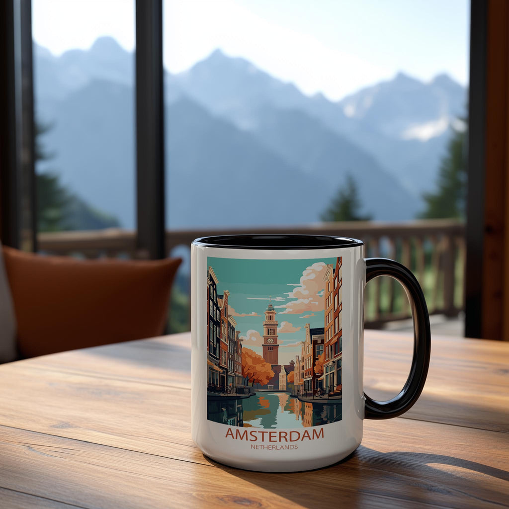 Amsterdam - The Netherlands - Beautiful Tourist Hotspots Mug