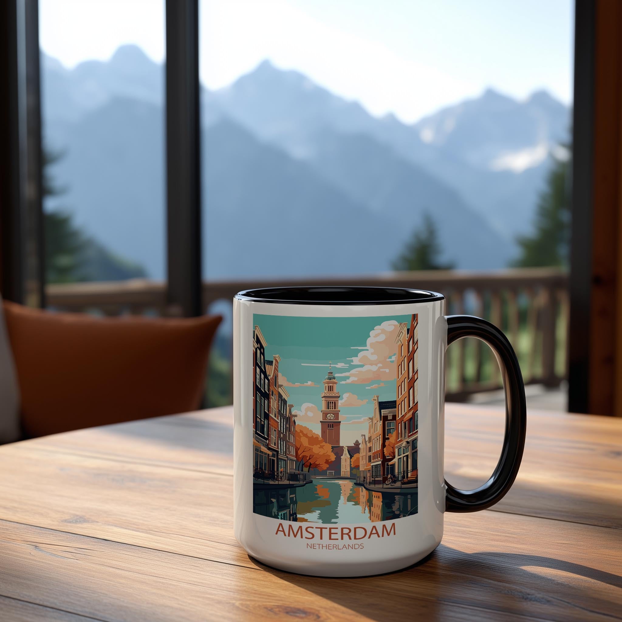 Amsterdam - The Netherlands - Beautiful Tourist Hotspots Mug