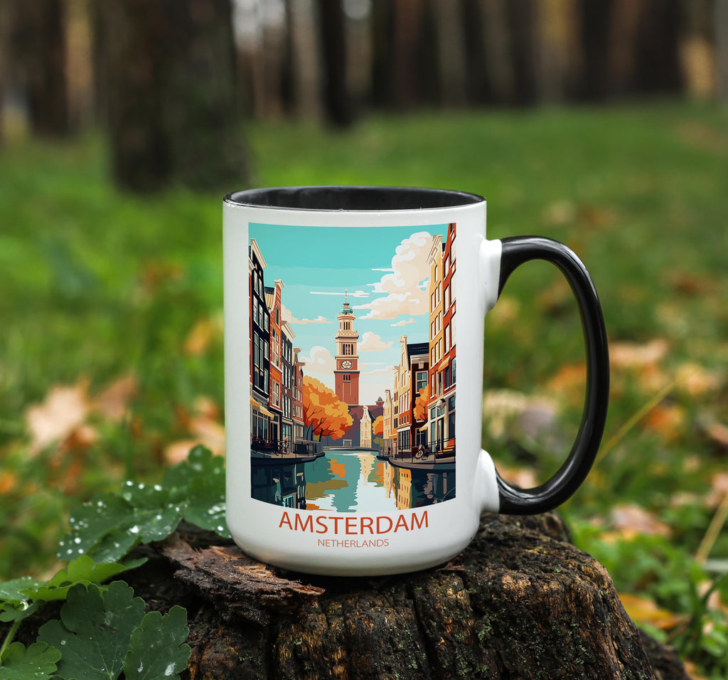 Amsterdam - The Netherlands - Beautiful Tourist Hotspots Mug