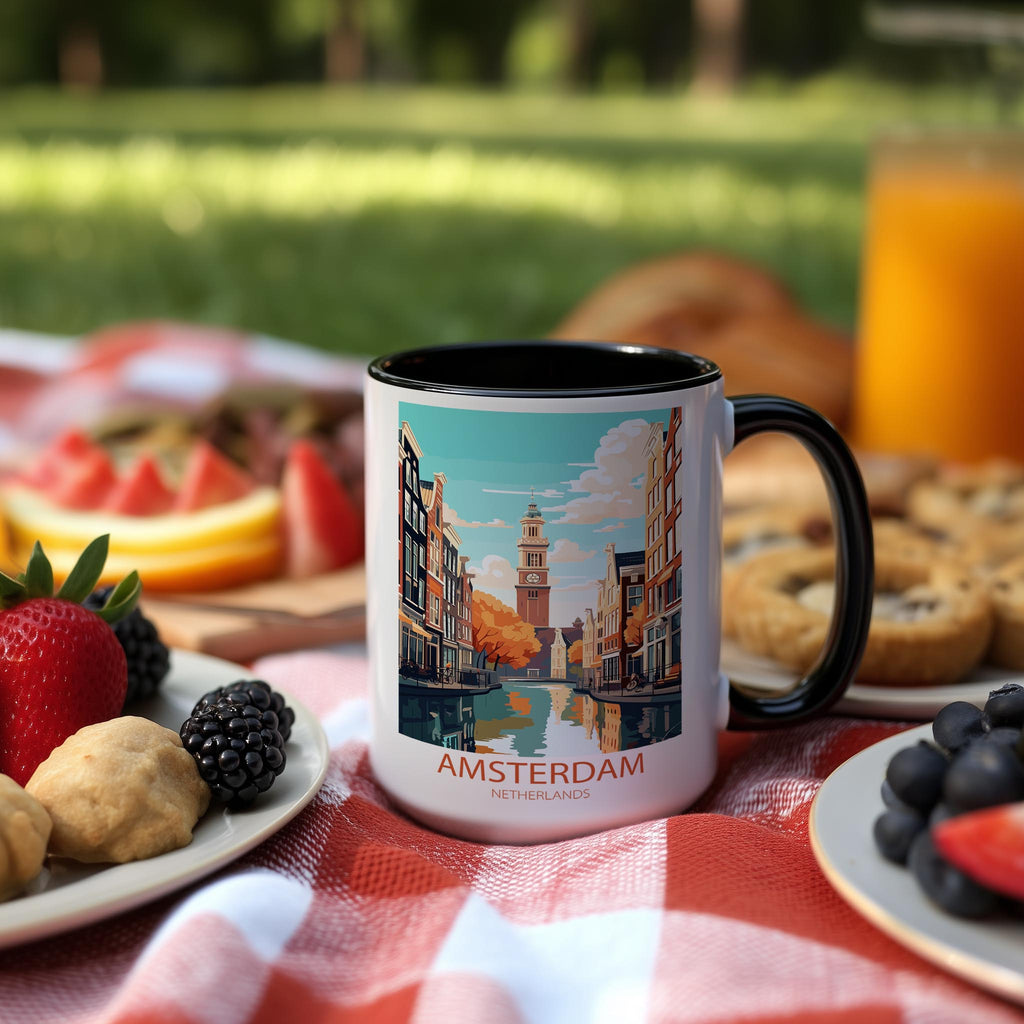 Amsterdam - The Netherlands - Beautiful Tourist Hotspots Mug