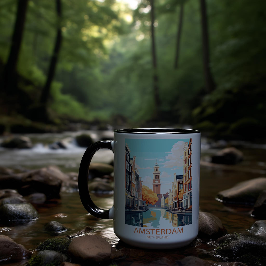 Amsterdam - The Netherlands - Beautiful Tourist Hotspots Mug