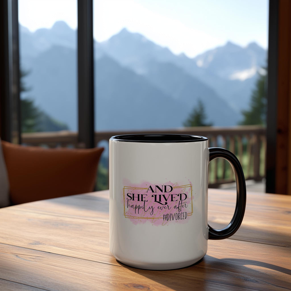 #Divorced - She Lived Happily Ever After - Adult Humor Mug