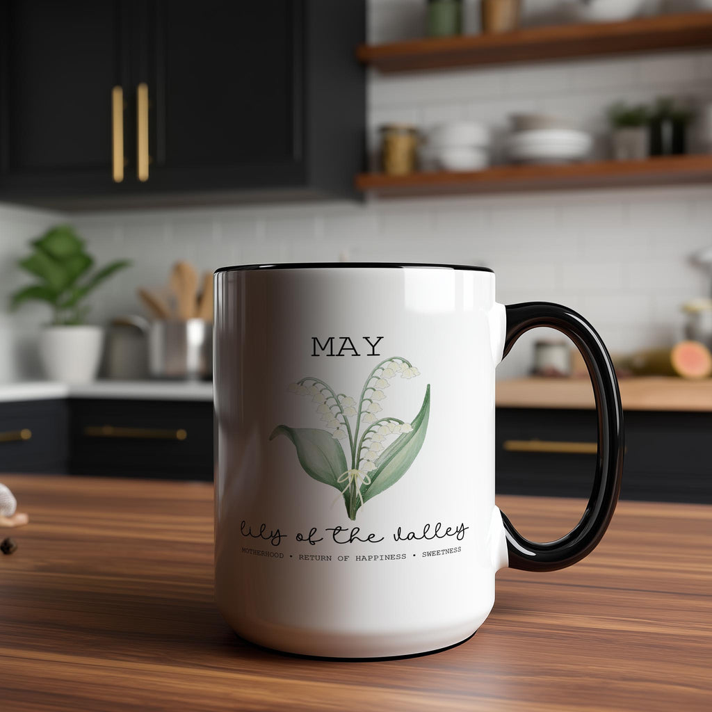 May - Lily of the Valley - Birth Month Flower Mug