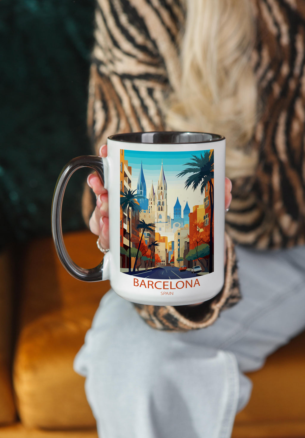 Barcelona - Spain - Beautiful Tourist Hotspots Mug