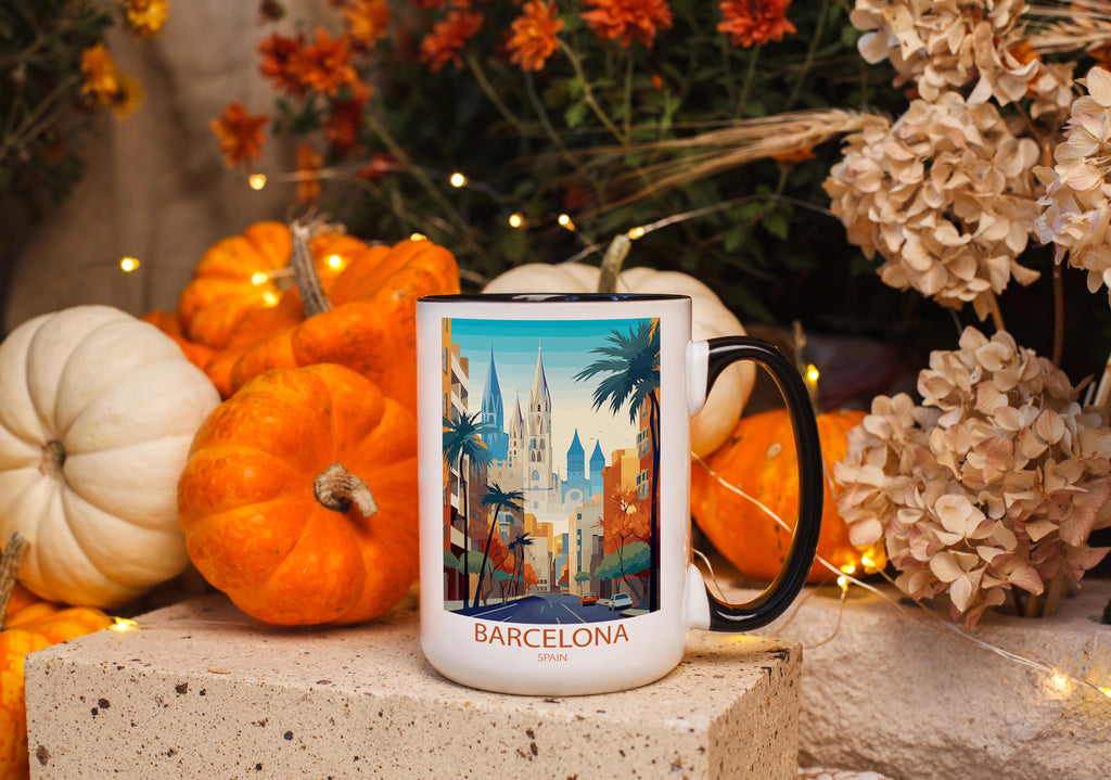 Barcelona - Spain - Beautiful Tourist Hotspots Mug