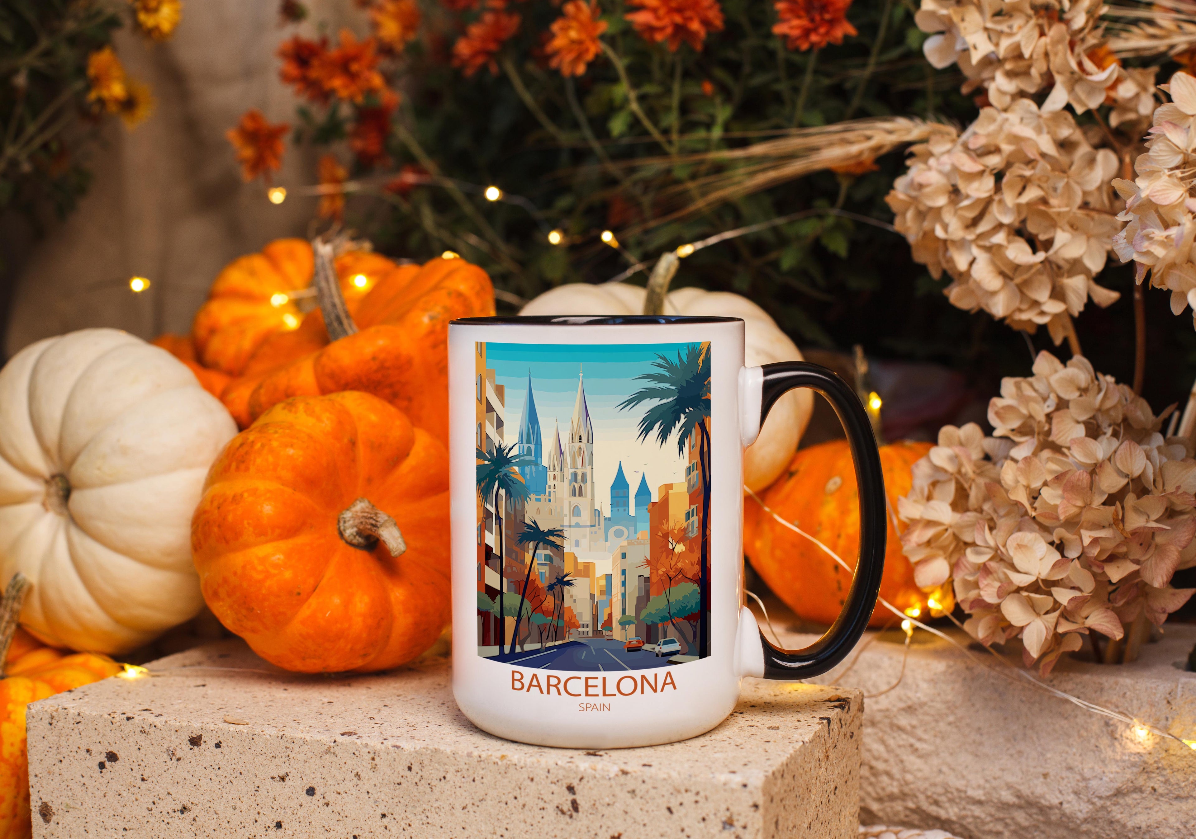Barcelona - Spain - Beautiful Tourist Hotspots Mug