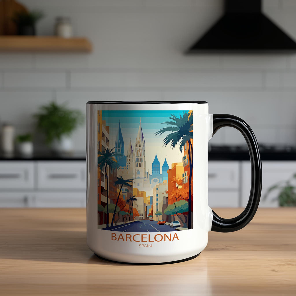 Barcelona - Spain - Beautiful Tourist Hotspots Mug