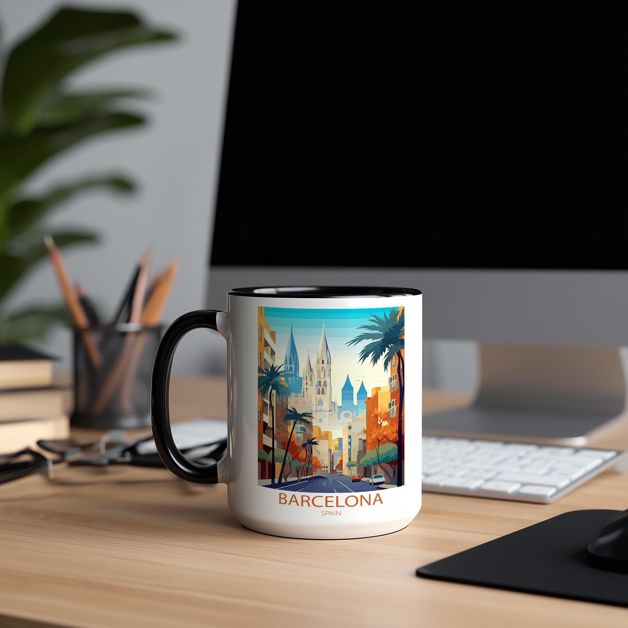 Barcelona - Spain - Beautiful Tourist Hotspots Mug