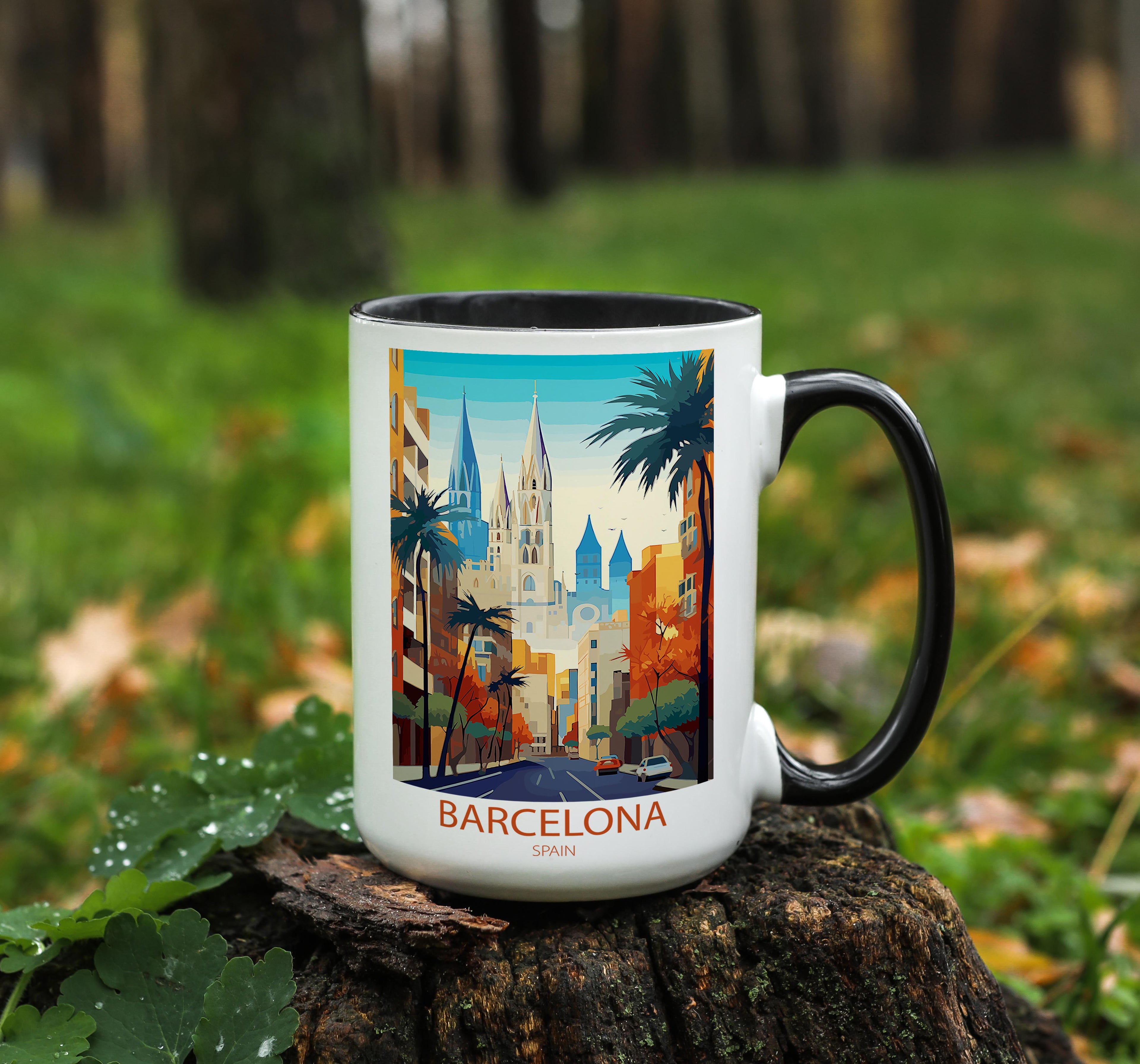 Barcelona - Spain - Beautiful Tourist Hotspots Mug