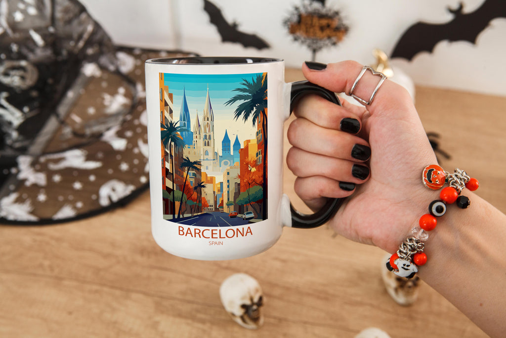 Barcelona - Spain - Beautiful Tourist Hotspots Mug