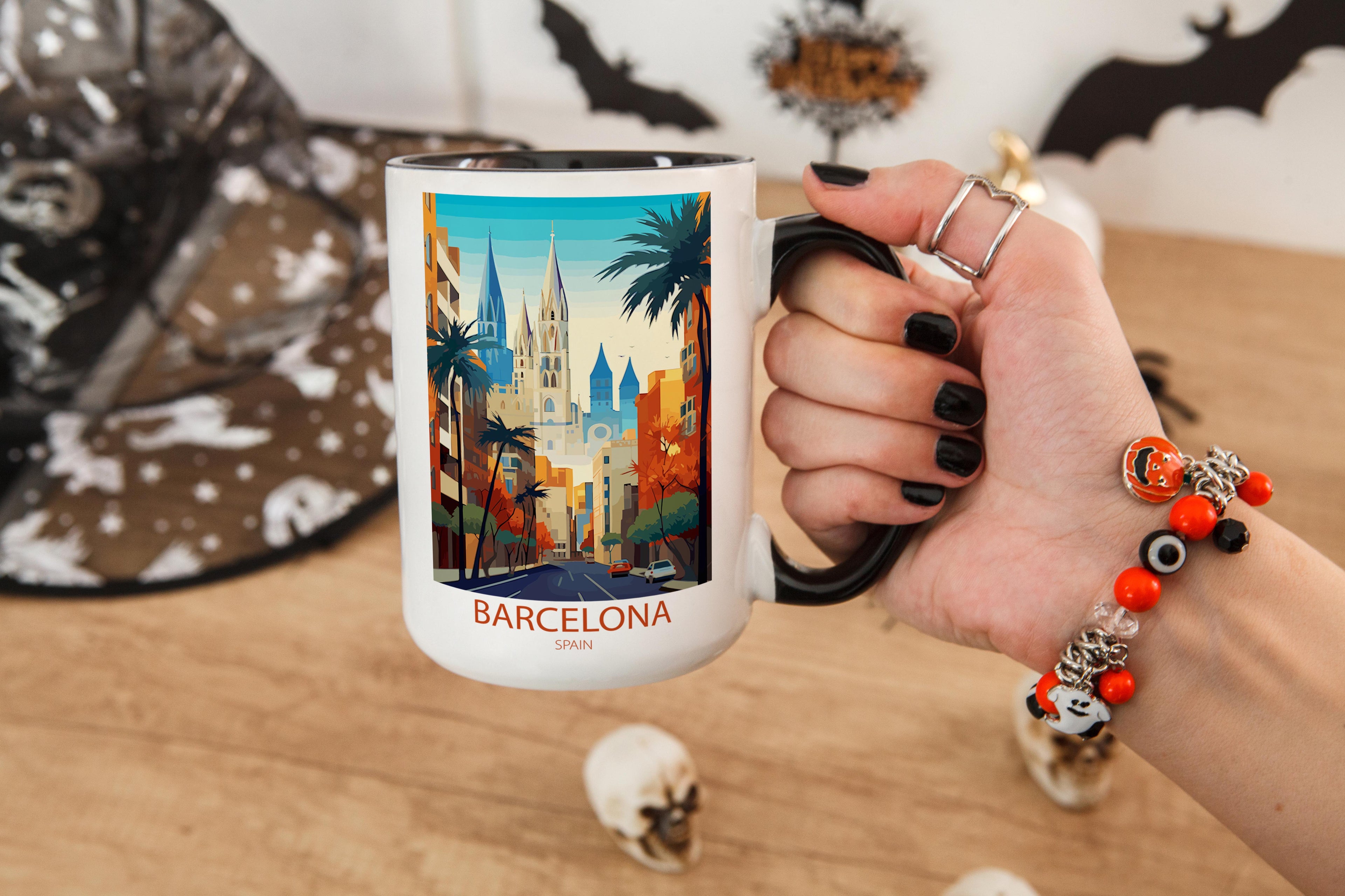 Barcelona - Spain - Beautiful Tourist Hotspots Mug