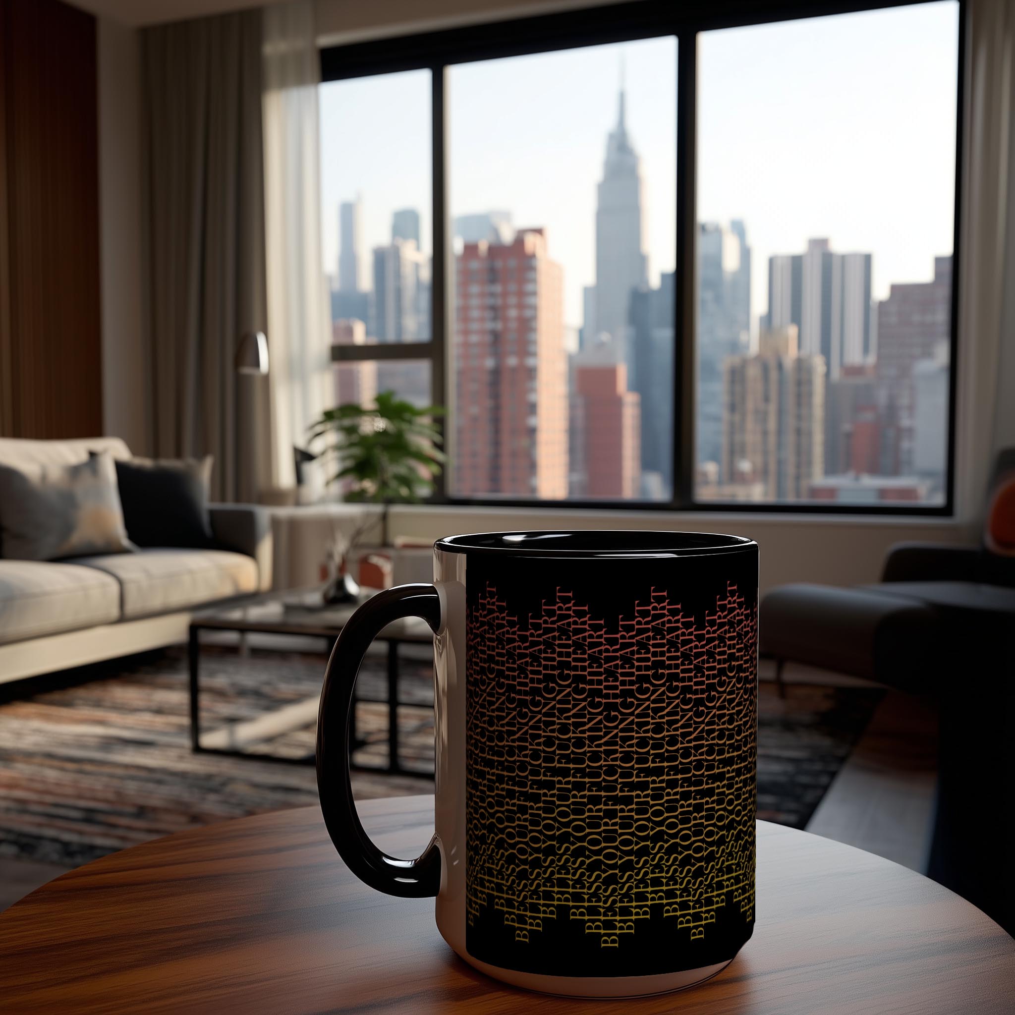 Hidden Message "Bless Your F*cking Heart" Mug