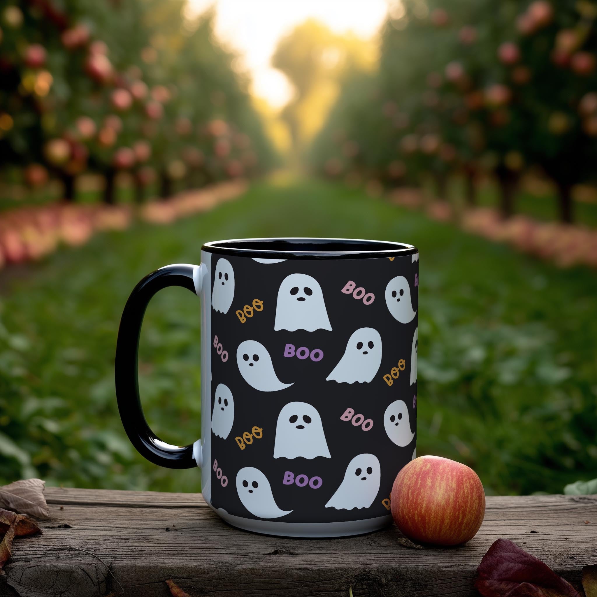 Cute Ghost "Boo!" - Halloween Mug