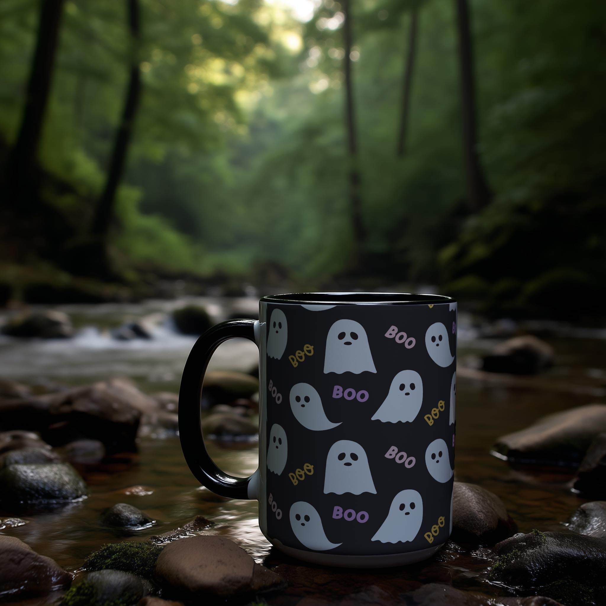Cute Ghost "Boo!" - Halloween Mug