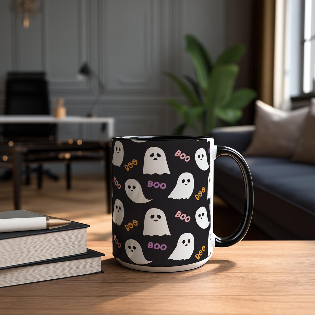 Cute Ghost "Boo!" - Halloween Mug