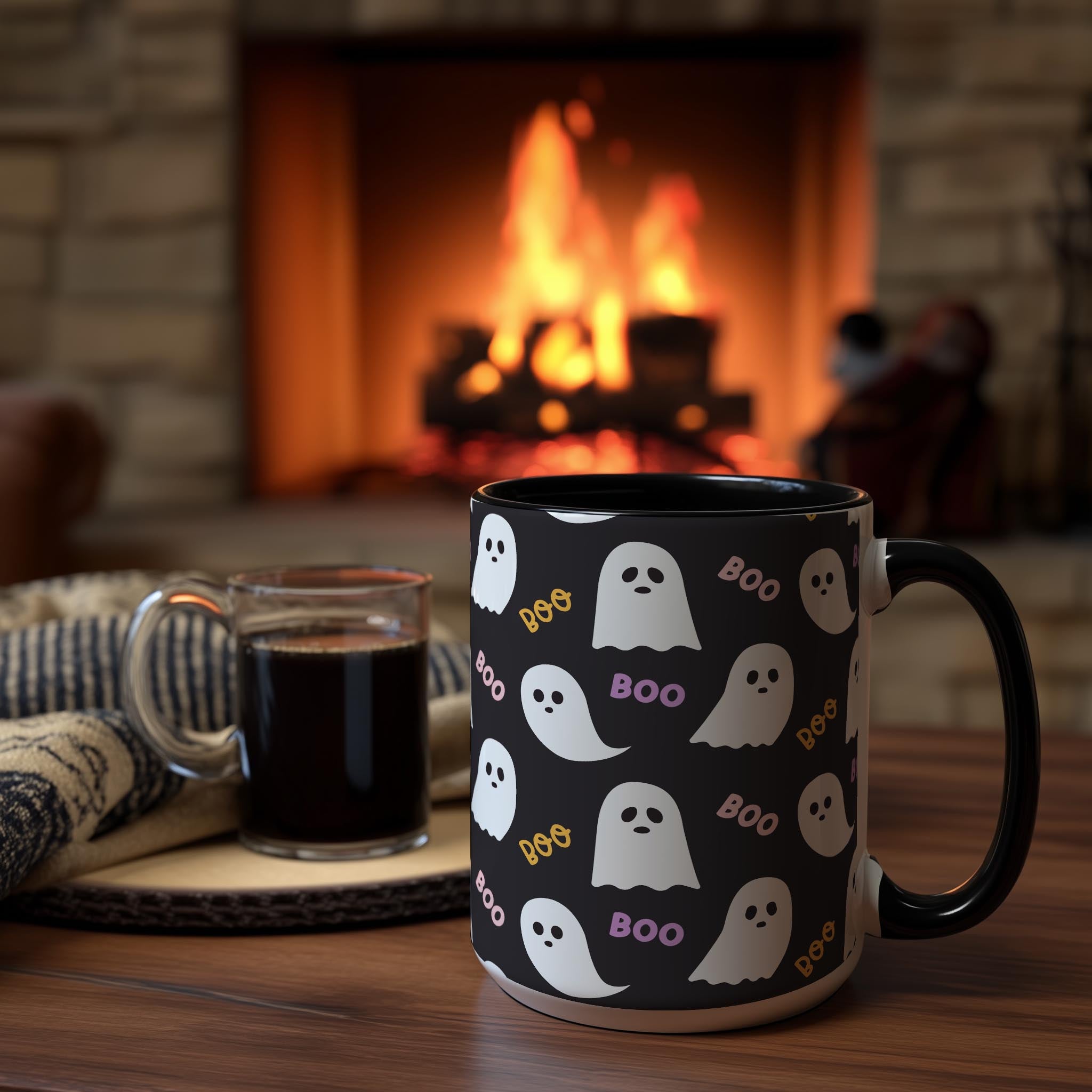 Cute Ghost "Boo!" - Halloween Mug