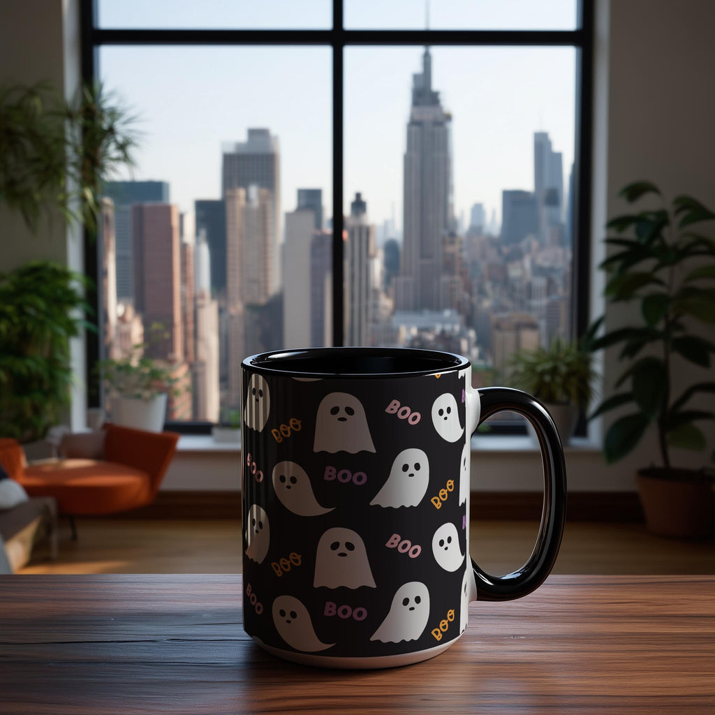 Cute Ghost "Boo!" - Halloween Mug
