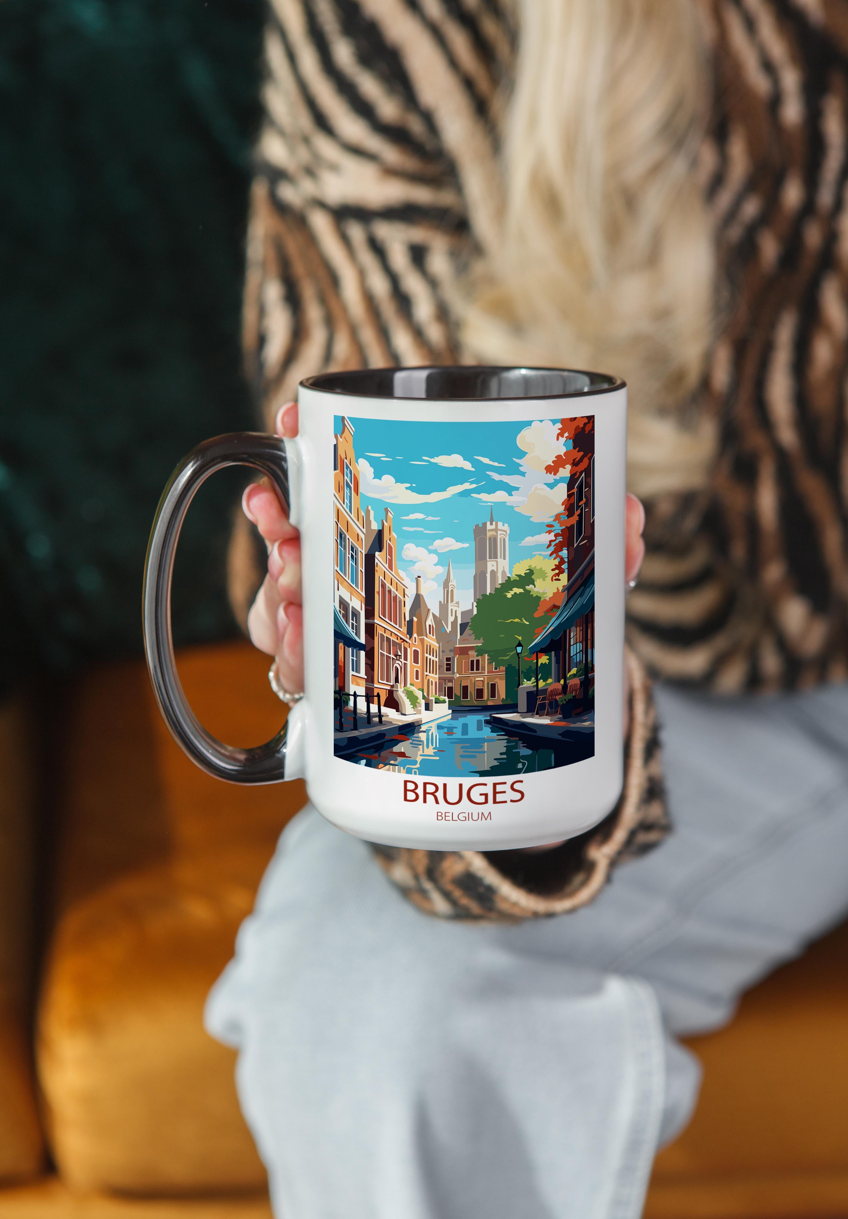 Bruges - Belgium - Beautiful Tourist Hotspots Mug