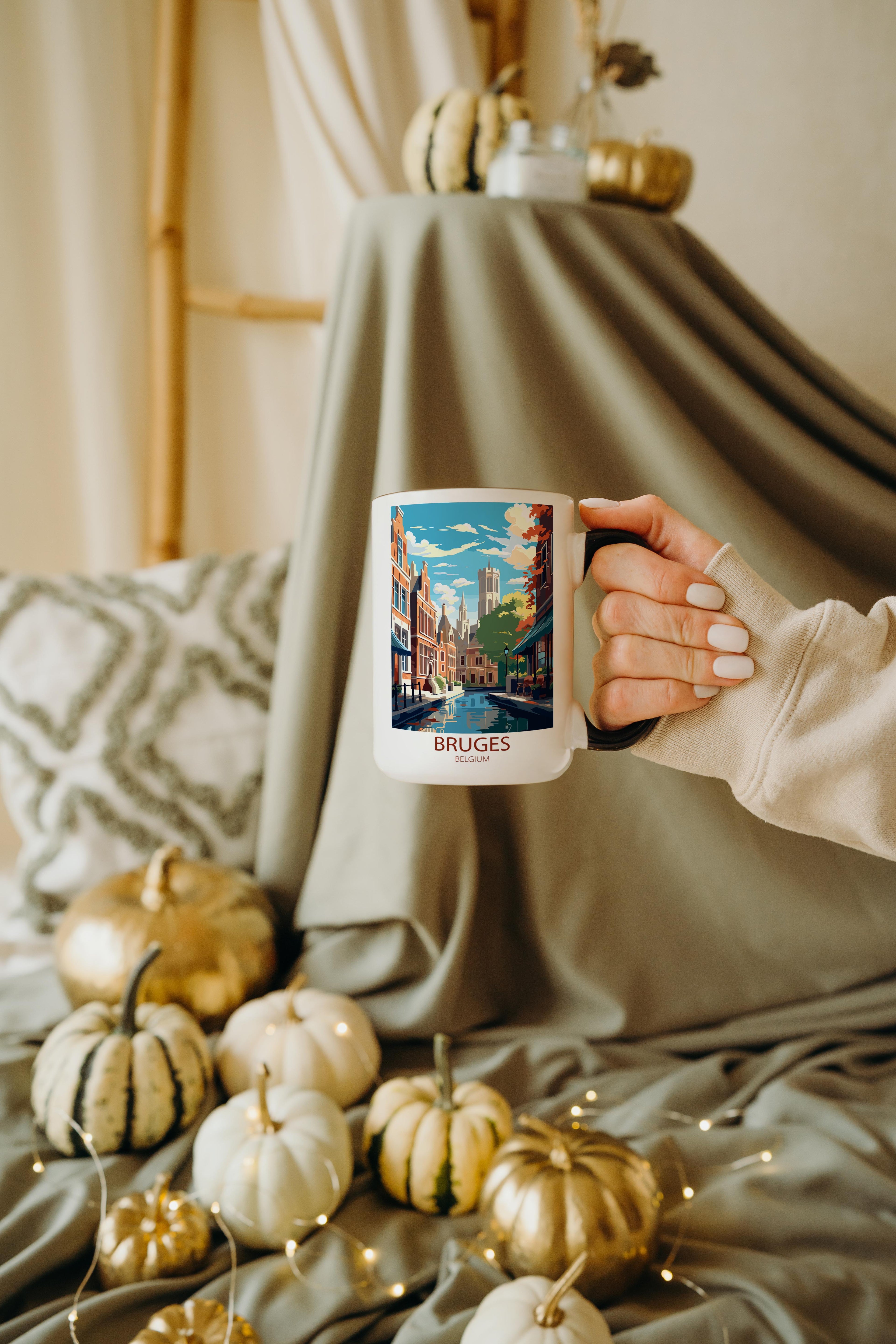 Bruges - Belgium - Beautiful Tourist Hotspots Mug