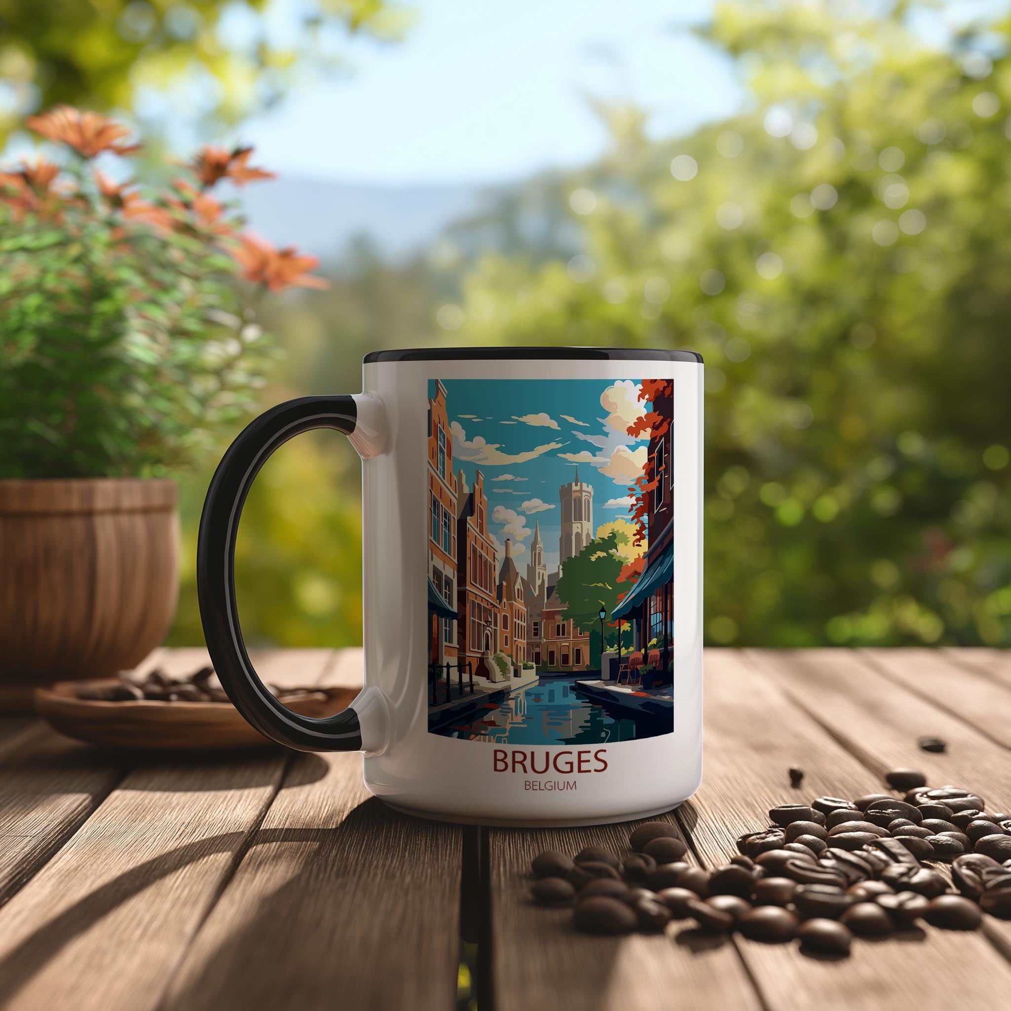 Bruges - Belgium - Beautiful Tourist Hotspots Mug