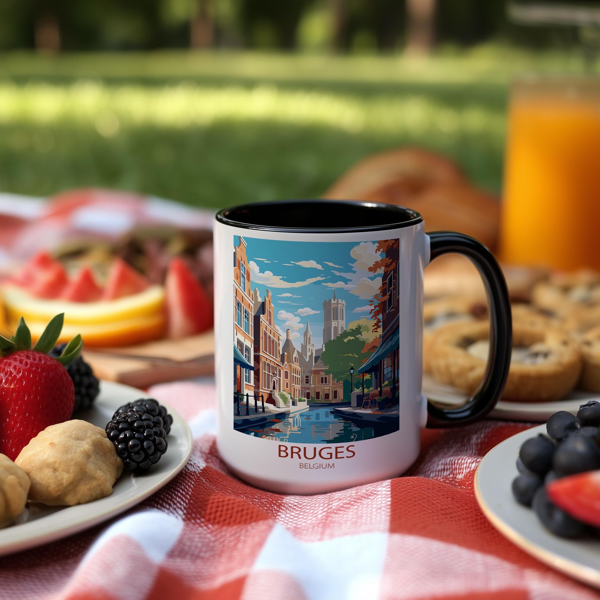 Bruges - Belgium - Beautiful Tourist Hotspots Mug