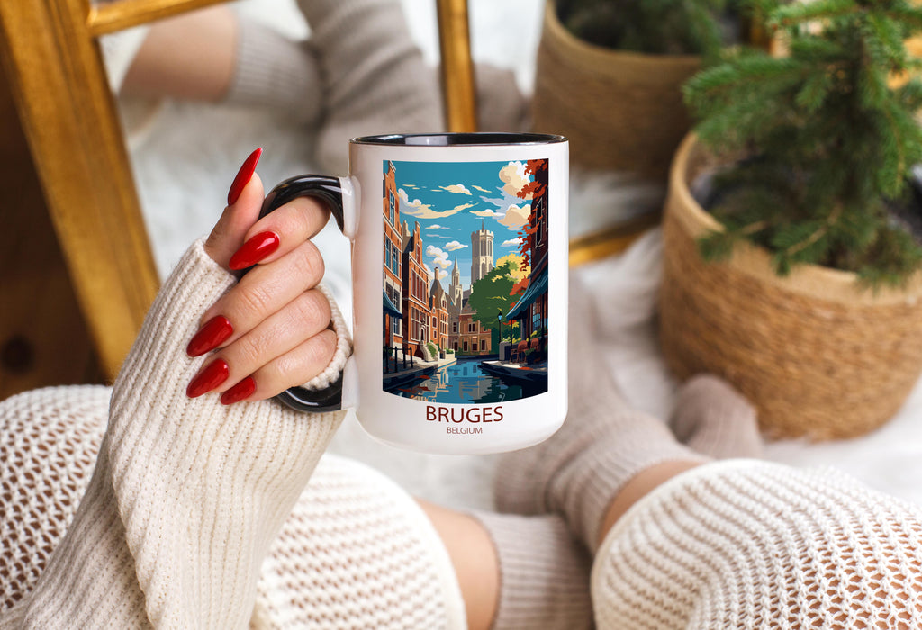 Bruges - Belgium - Beautiful Tourist Hotspots Mug