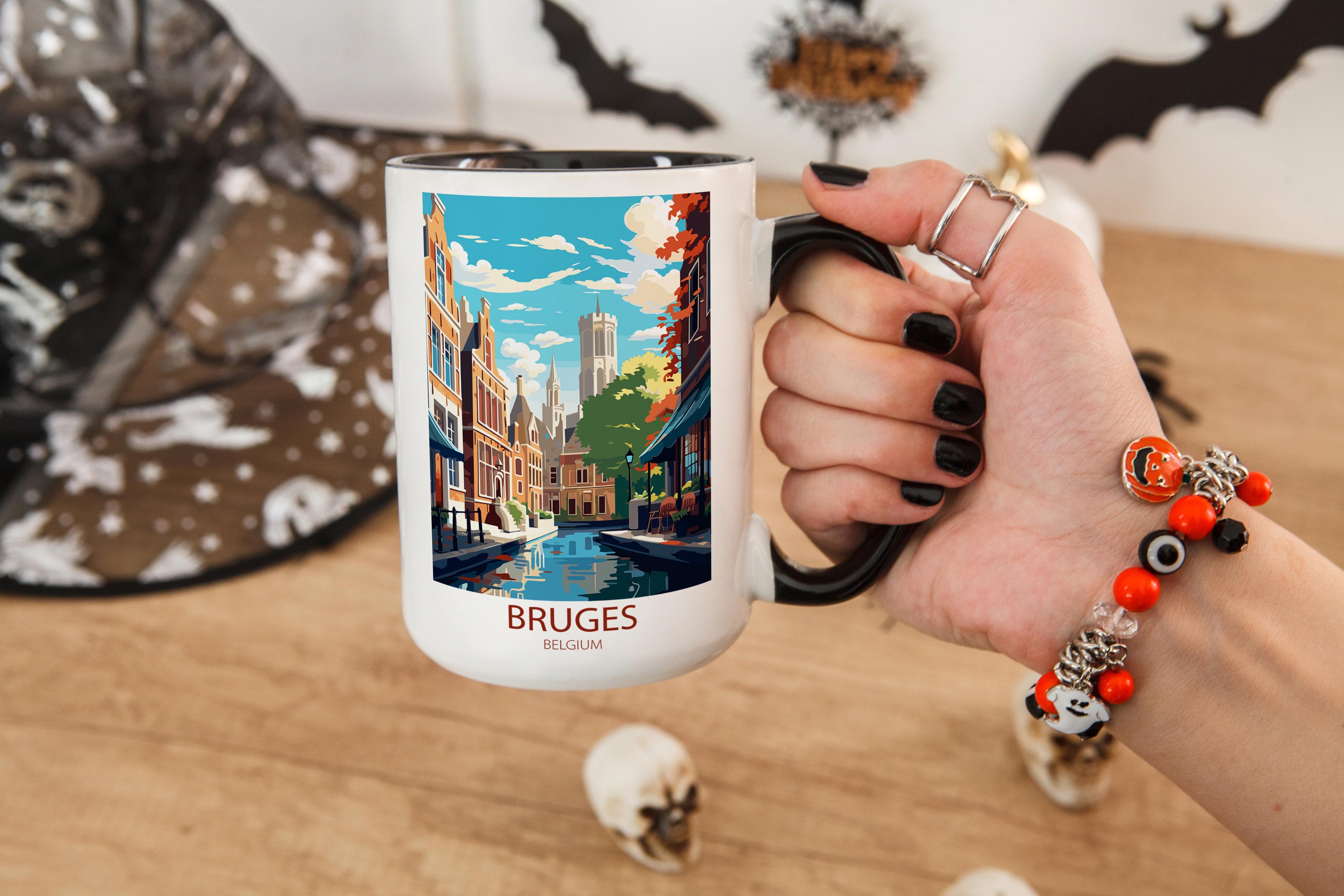 Bruges - Belgium - Beautiful Tourist Hotspots Mug