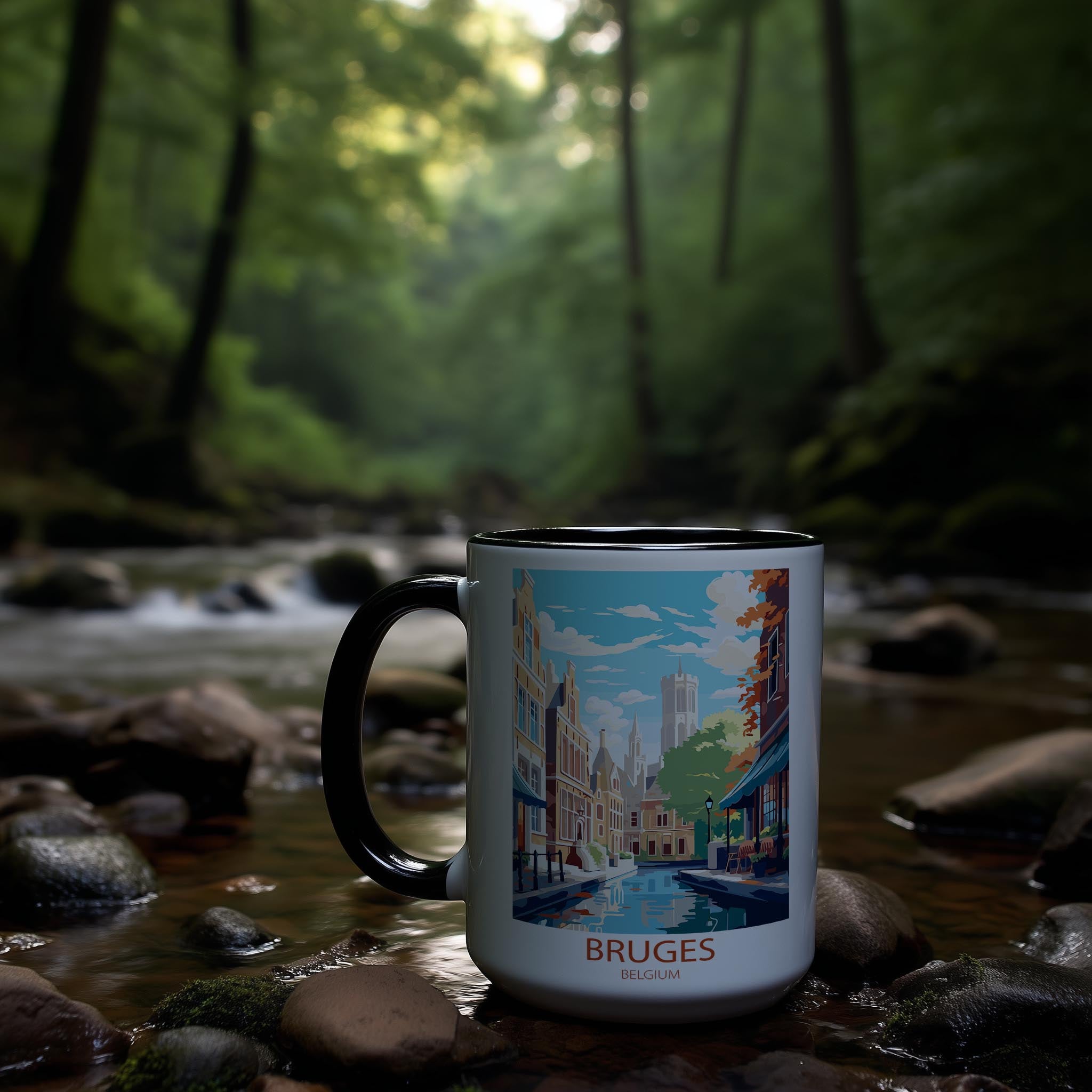 Bruges - Belgium - Beautiful Tourist Hotspots Mug