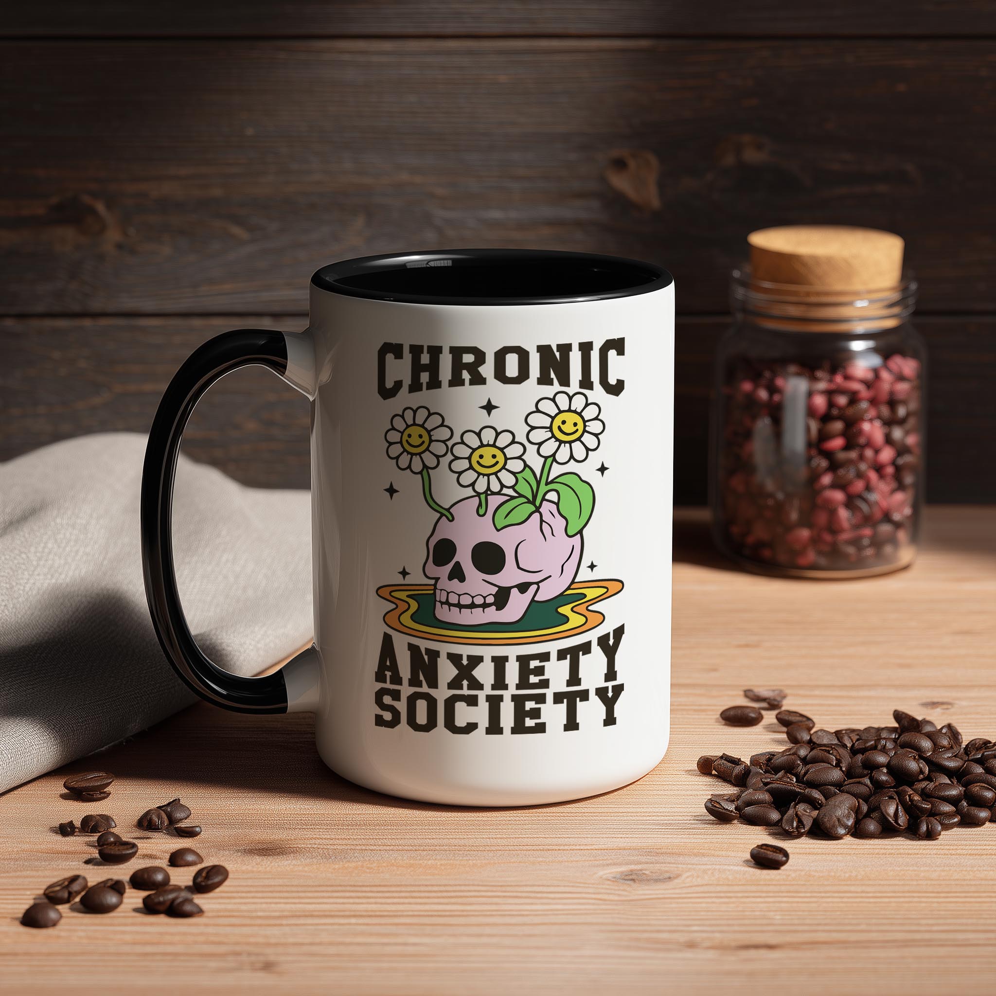 Chronic Anxiety Society - Health and Wellbeing Mug