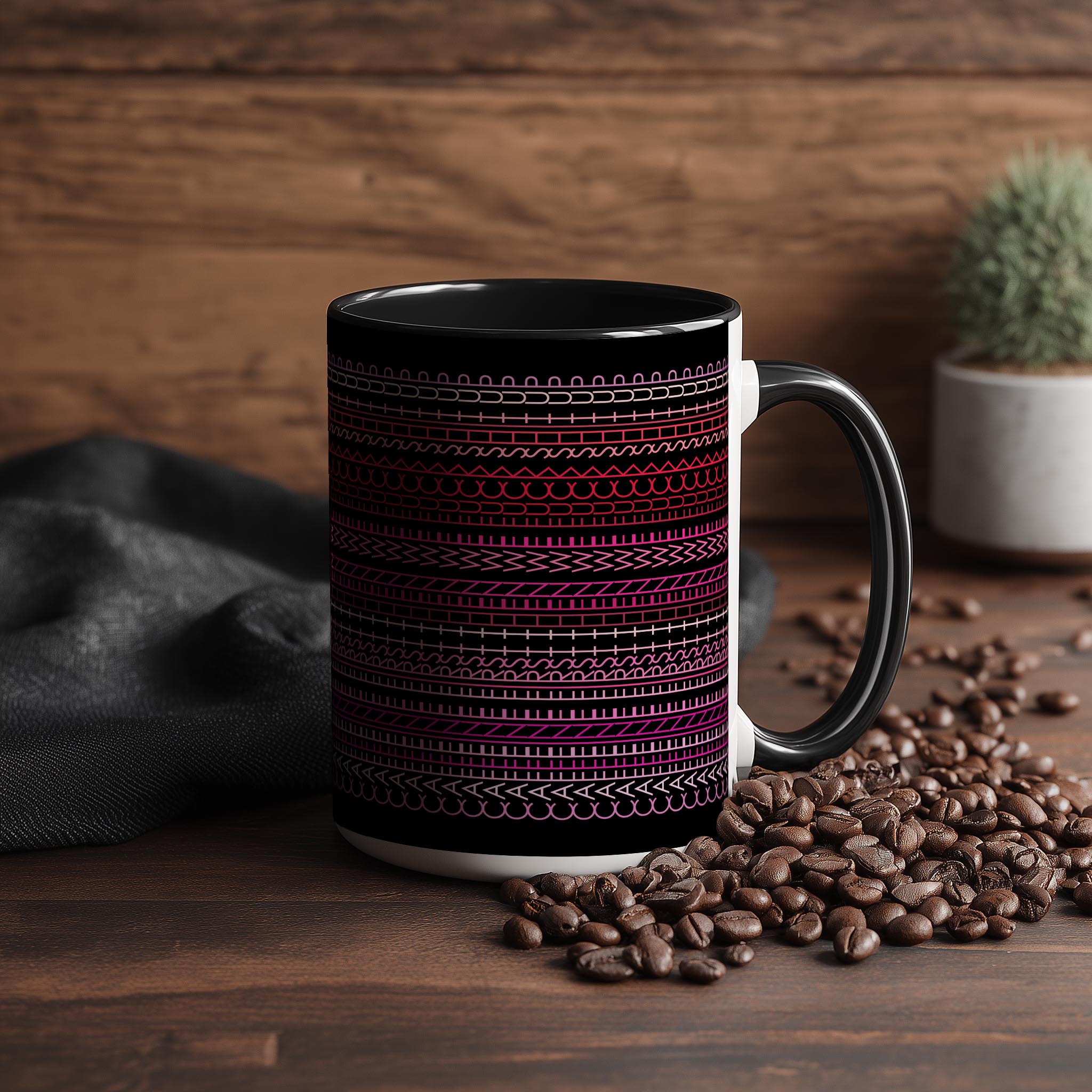 Hidden Message "Caffeine First then we F*ck Sh*t Up" Mug