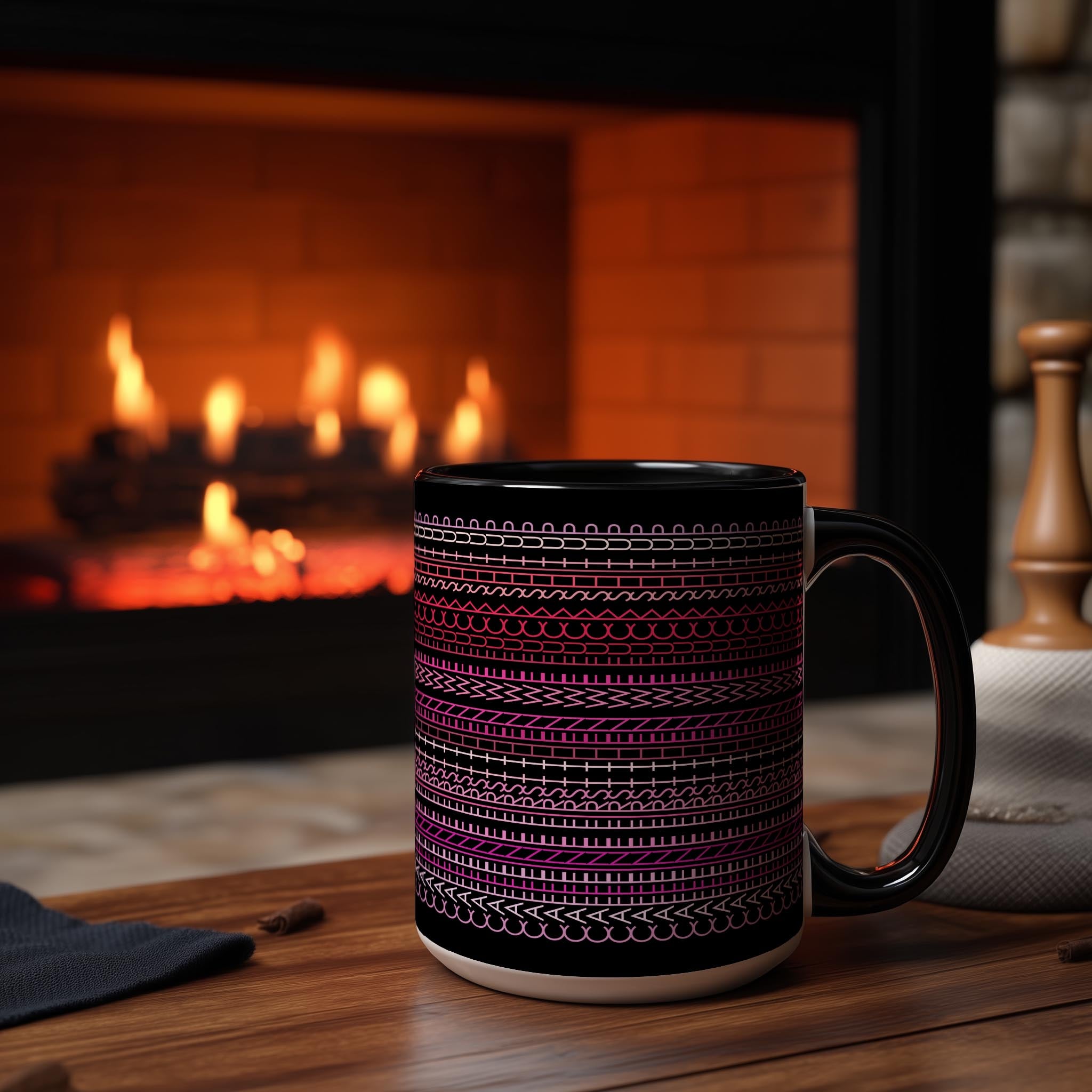 Hidden Message "Caffeine First then we F*ck Sh*t Up" Mug