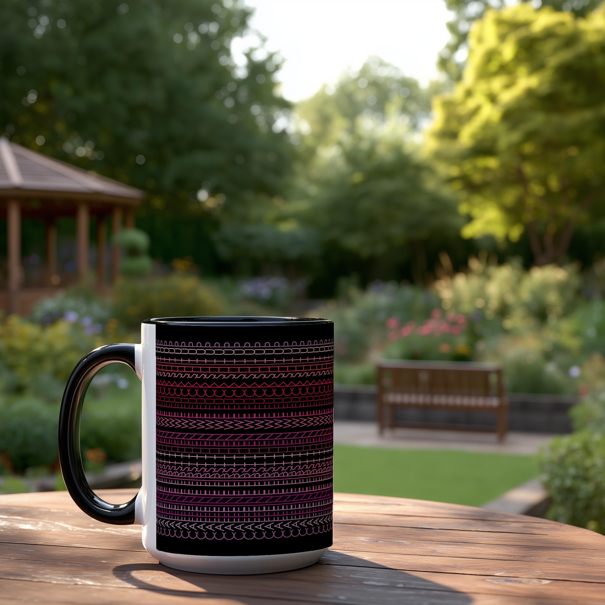 Hidden Message "Caffeine First then we F*ck Sh*t Up" Mug