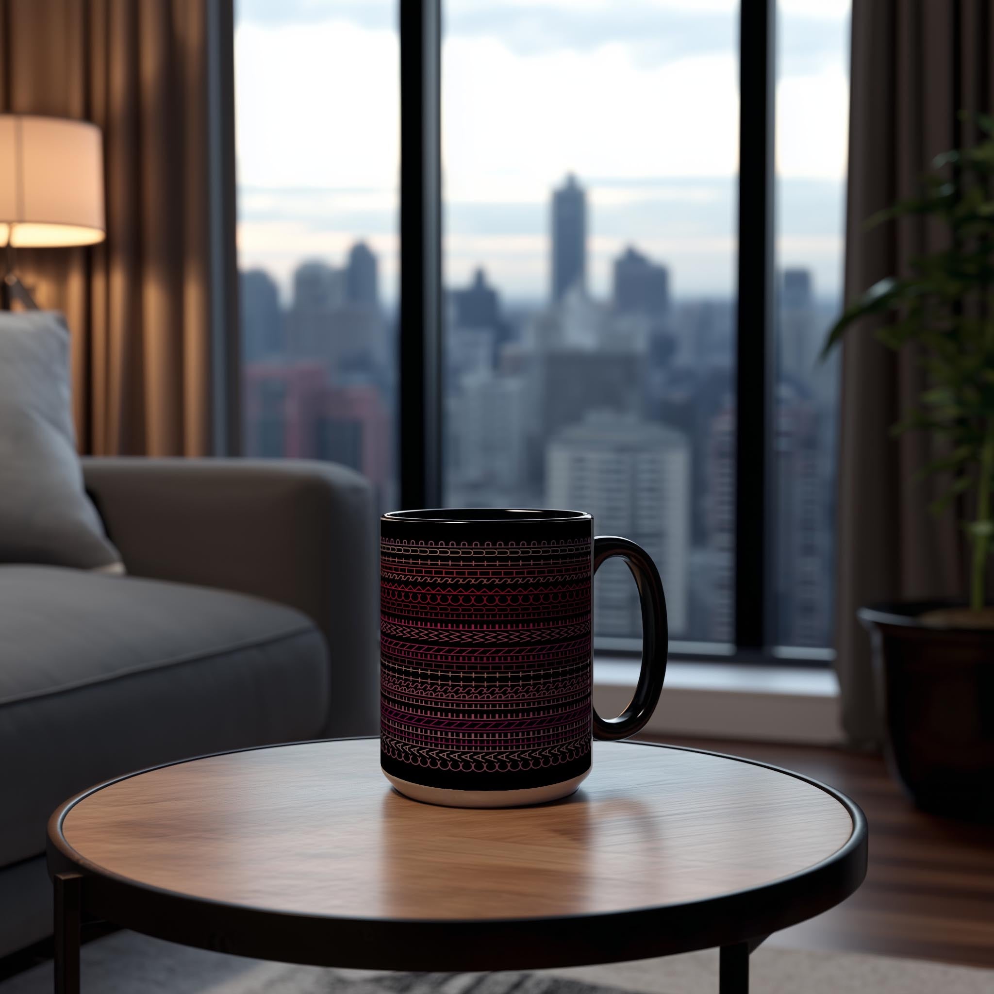 Hidden Message "Caffeine First then we F*ck Sh*t Up" Mug