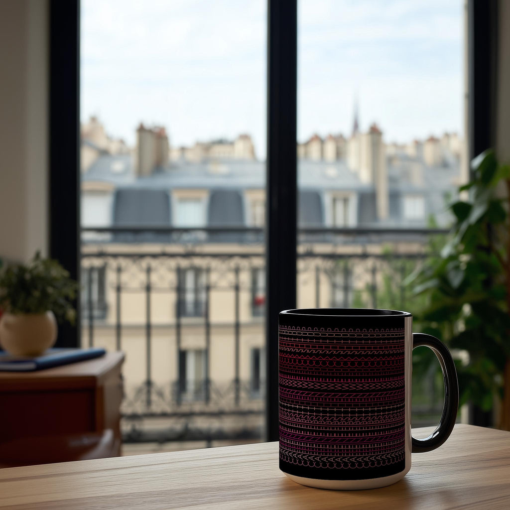 Hidden Message "Caffeine First then we F*ck Sh*t Up" Mug