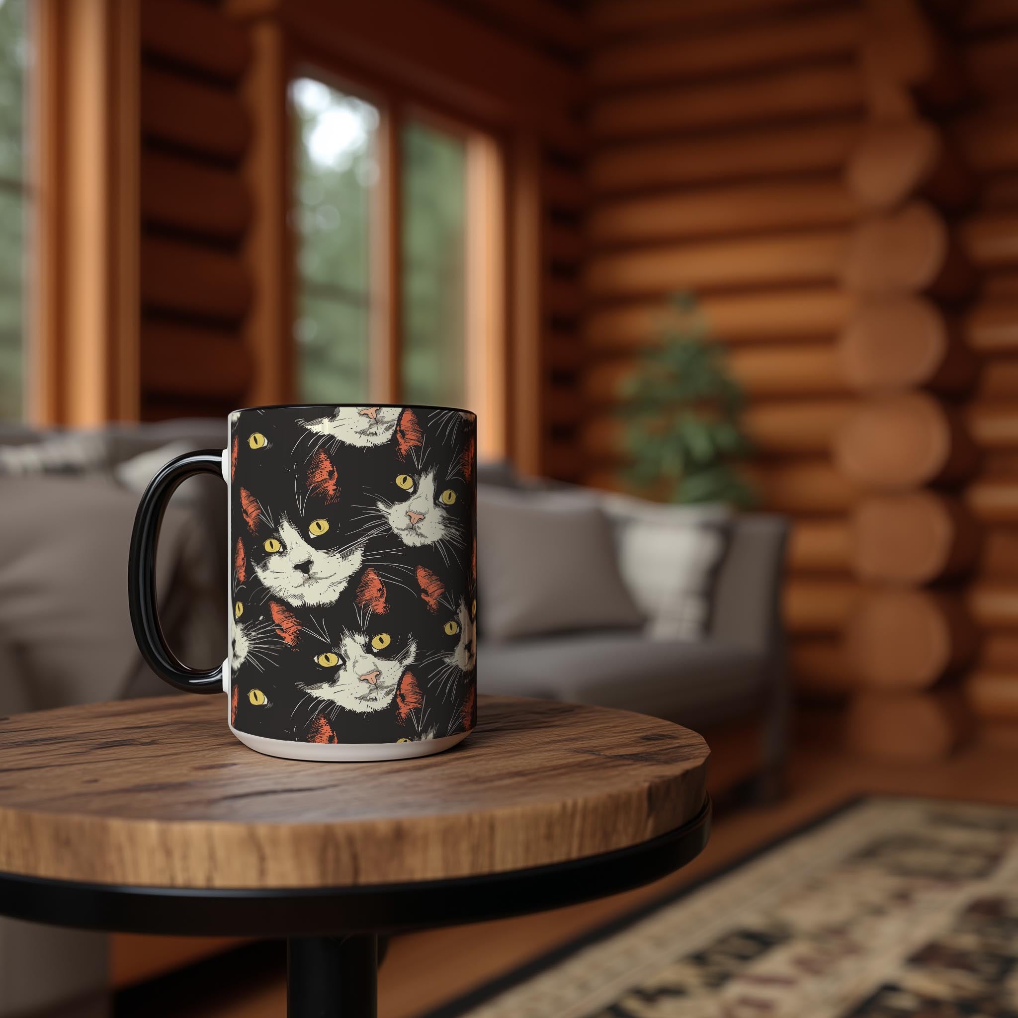 Calico Cats Pattern - Pet Lovers Mug