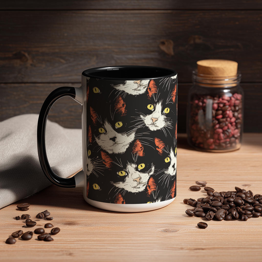 Calico Cats Pattern - Pet Lovers Mug