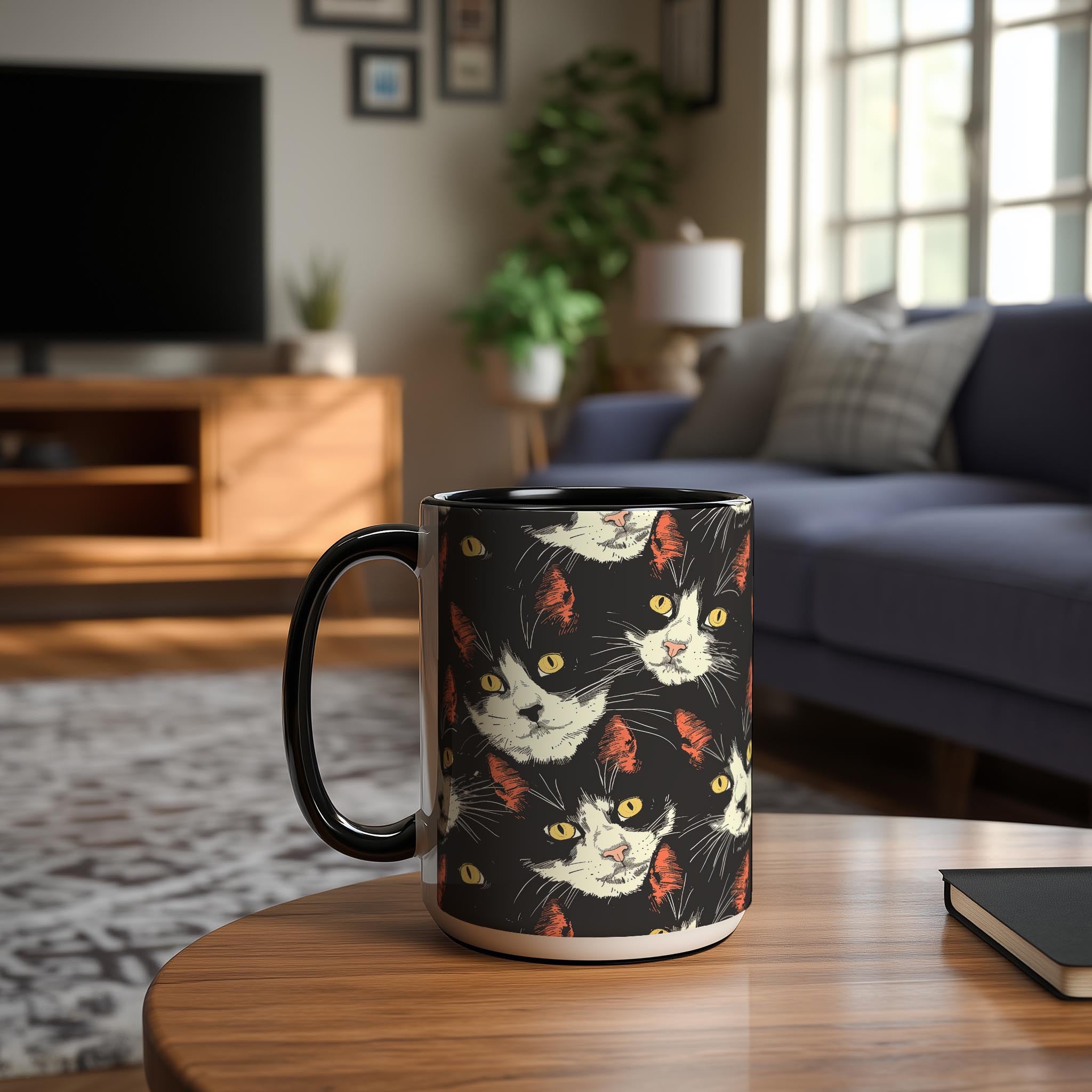 Calico Cats Pattern - Pet Lovers Mug