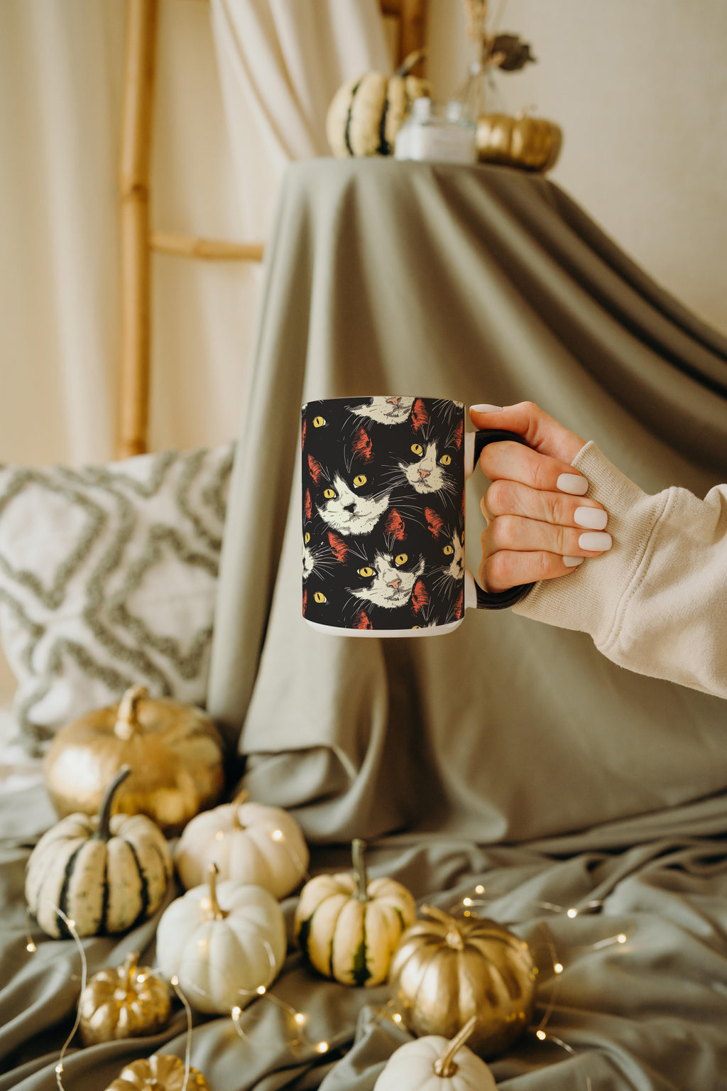 Calico Cats Pattern - Pet Lovers Mug