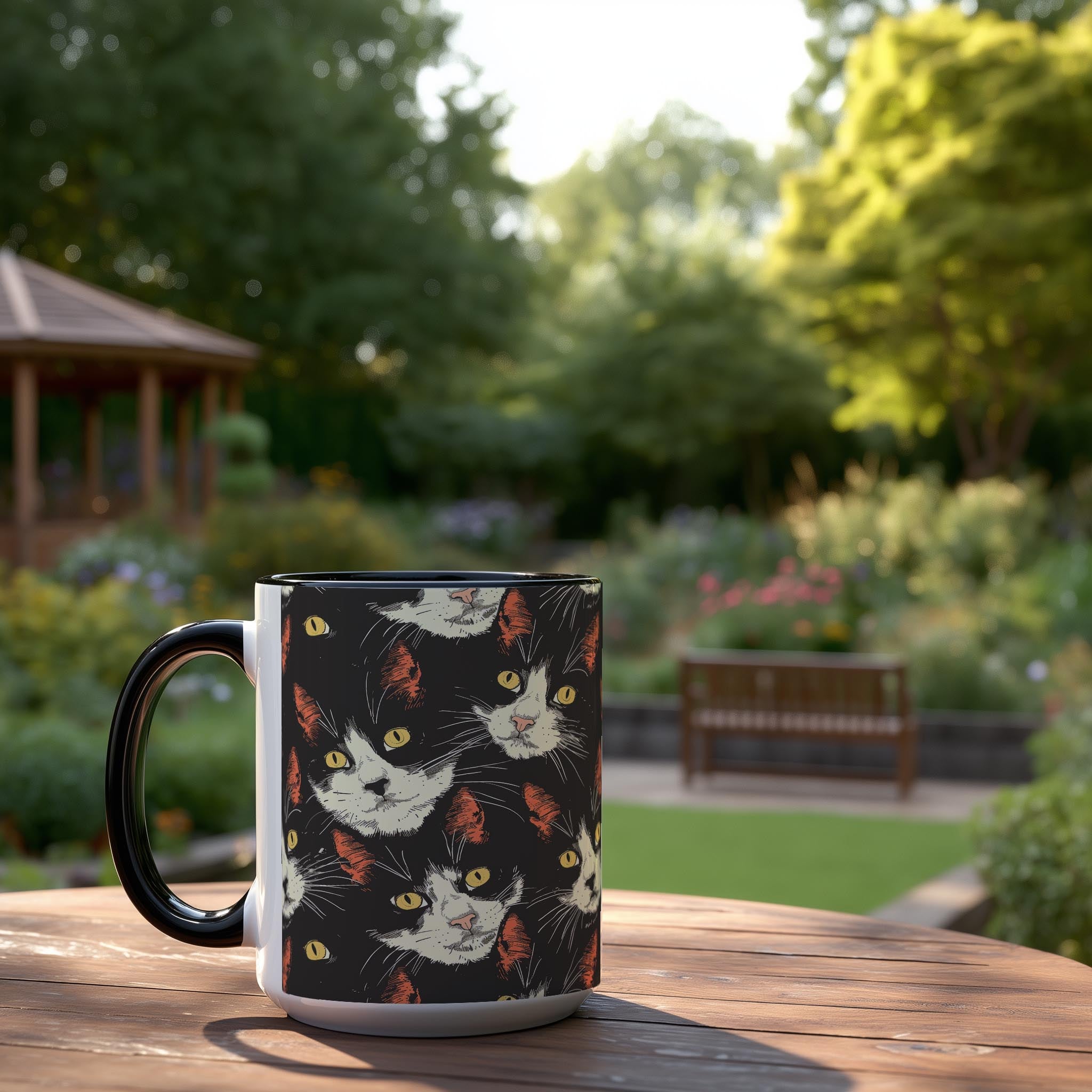 Calico Cats Pattern - Pet Lovers Mug