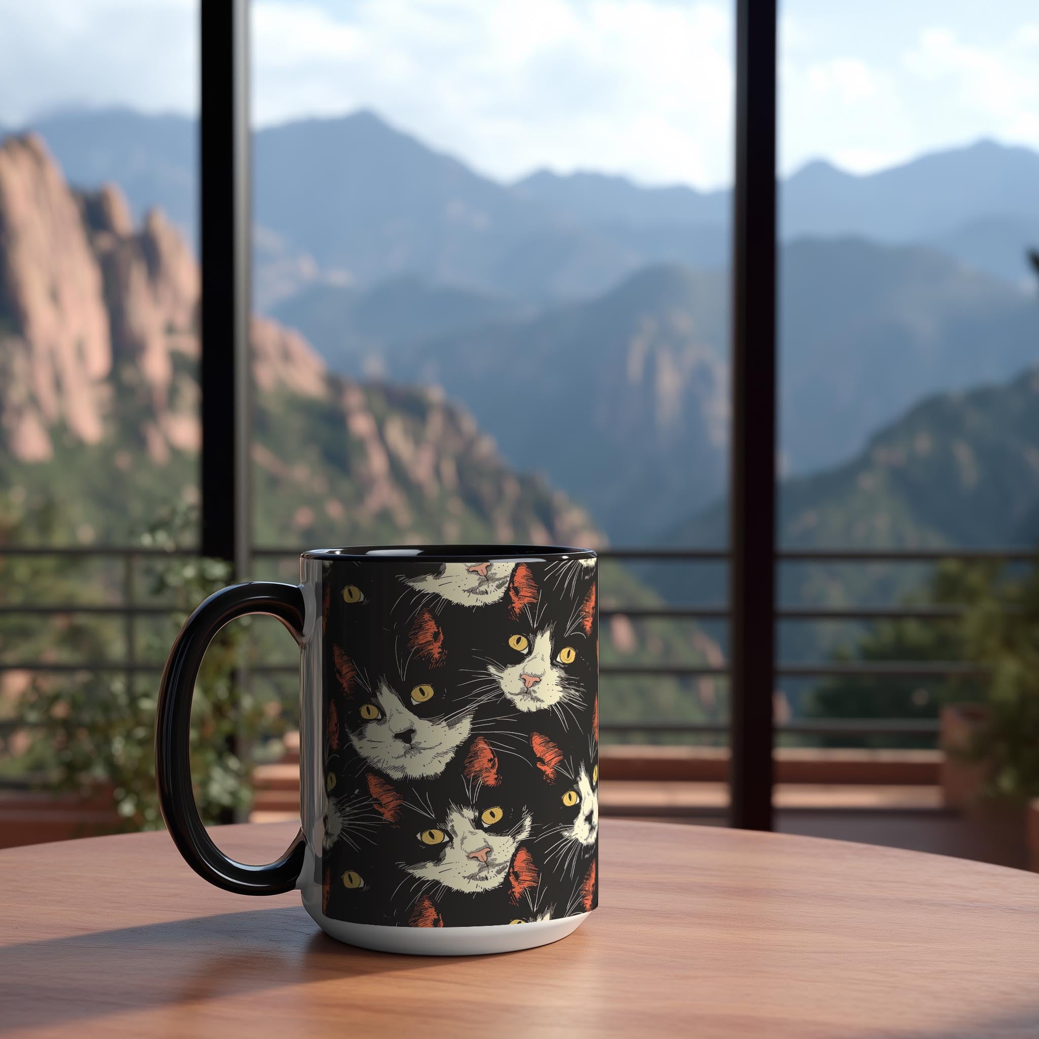 Calico Cats Pattern - Pet Lovers Mug