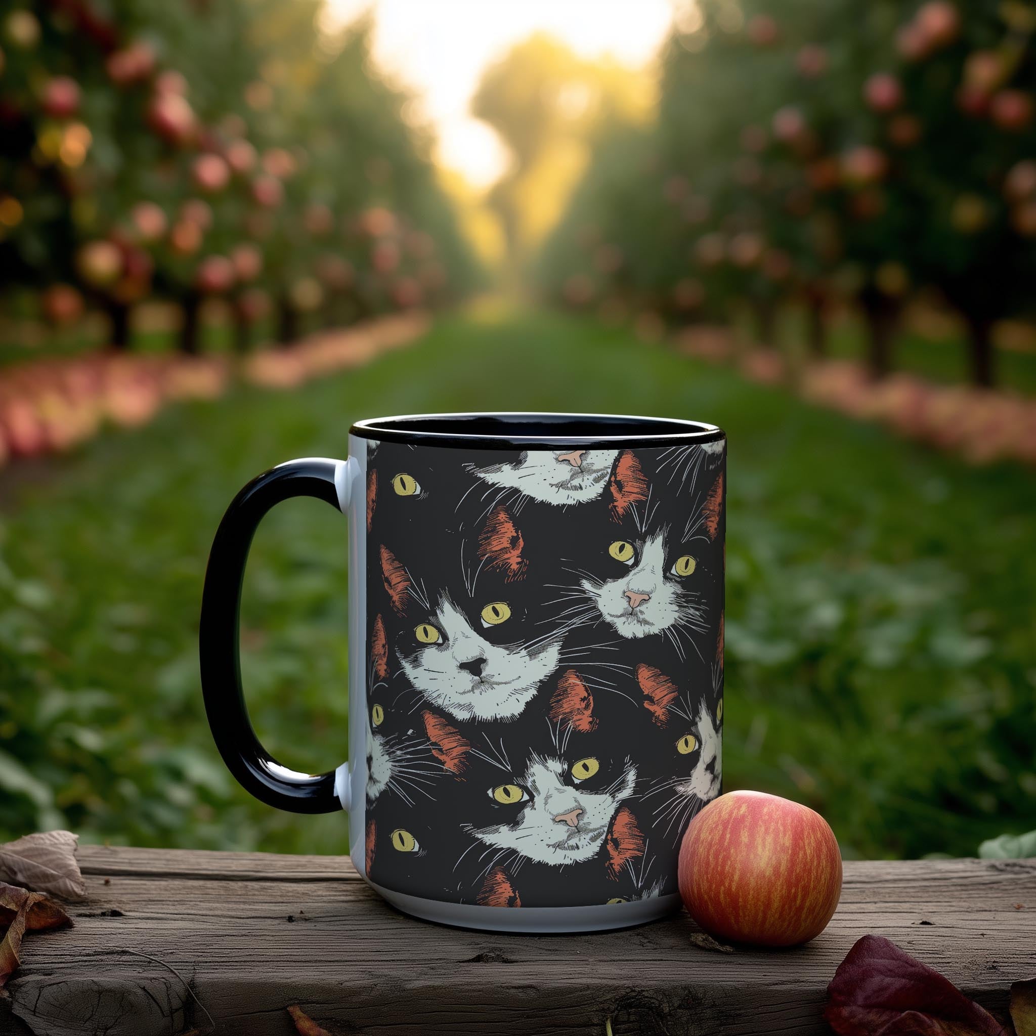 Calico Cats Pattern - Pet Lovers Mug