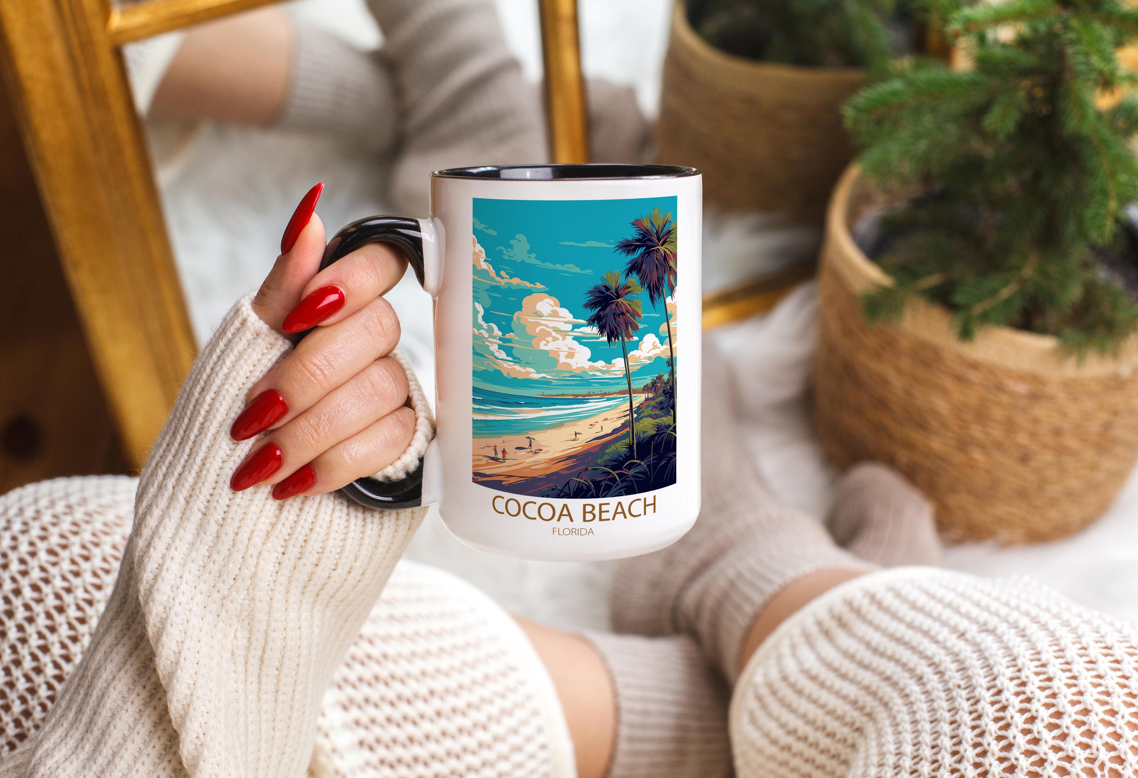 Cocoa Beach - Florida - Beautiful Tourist Hotspots Mug
