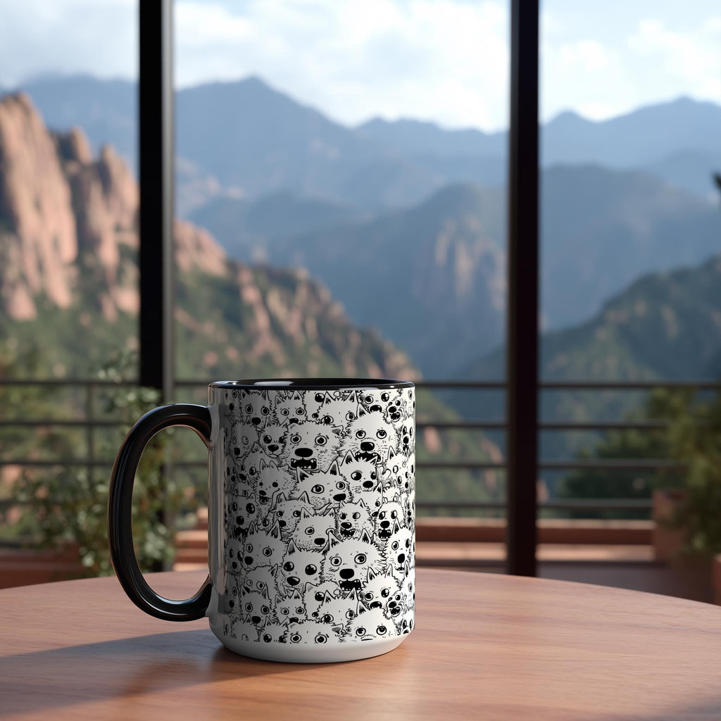 Crowded White Dogs - Pet Lovers Mug