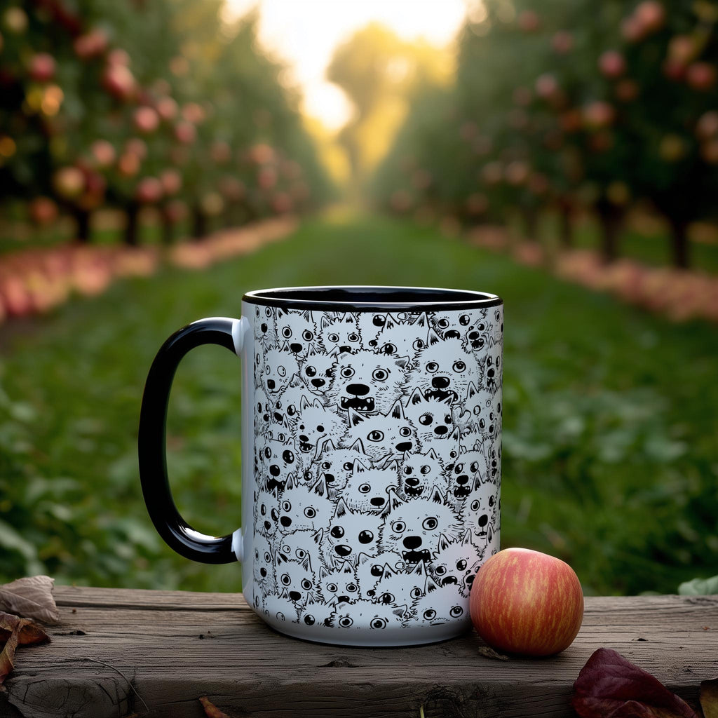 Crowded White Dogs - Pet Lovers Mug