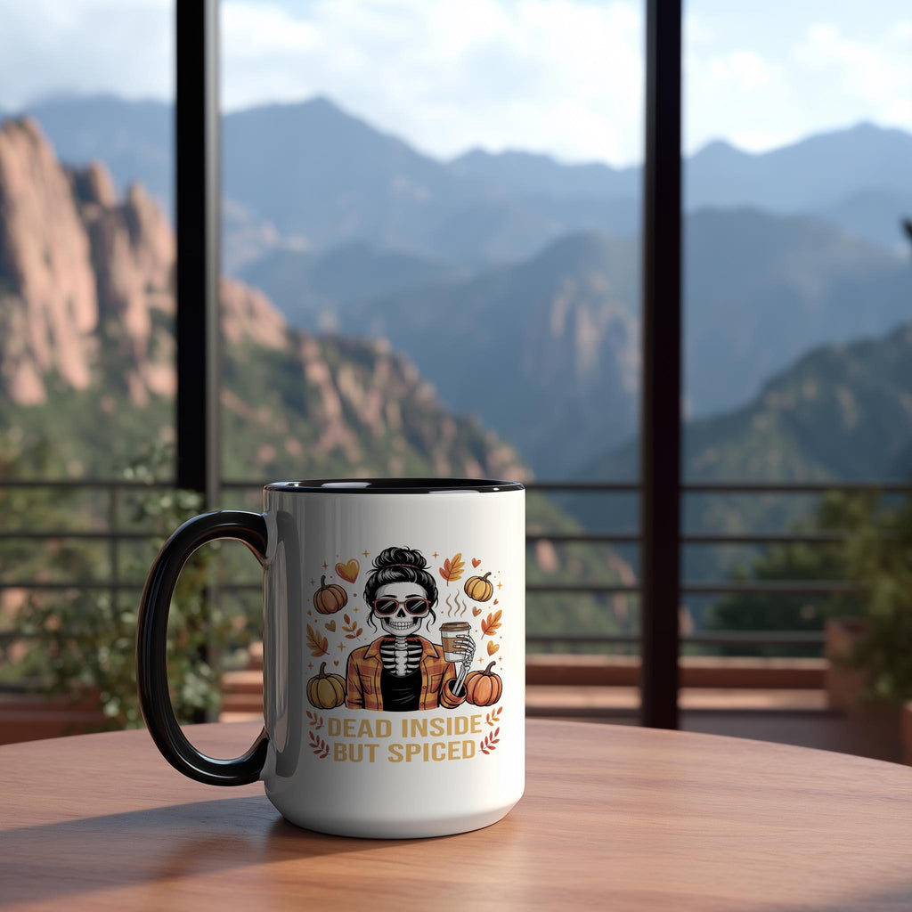 Dead Inside but Pumkpin Spiced - Hobbies and Interests Mug