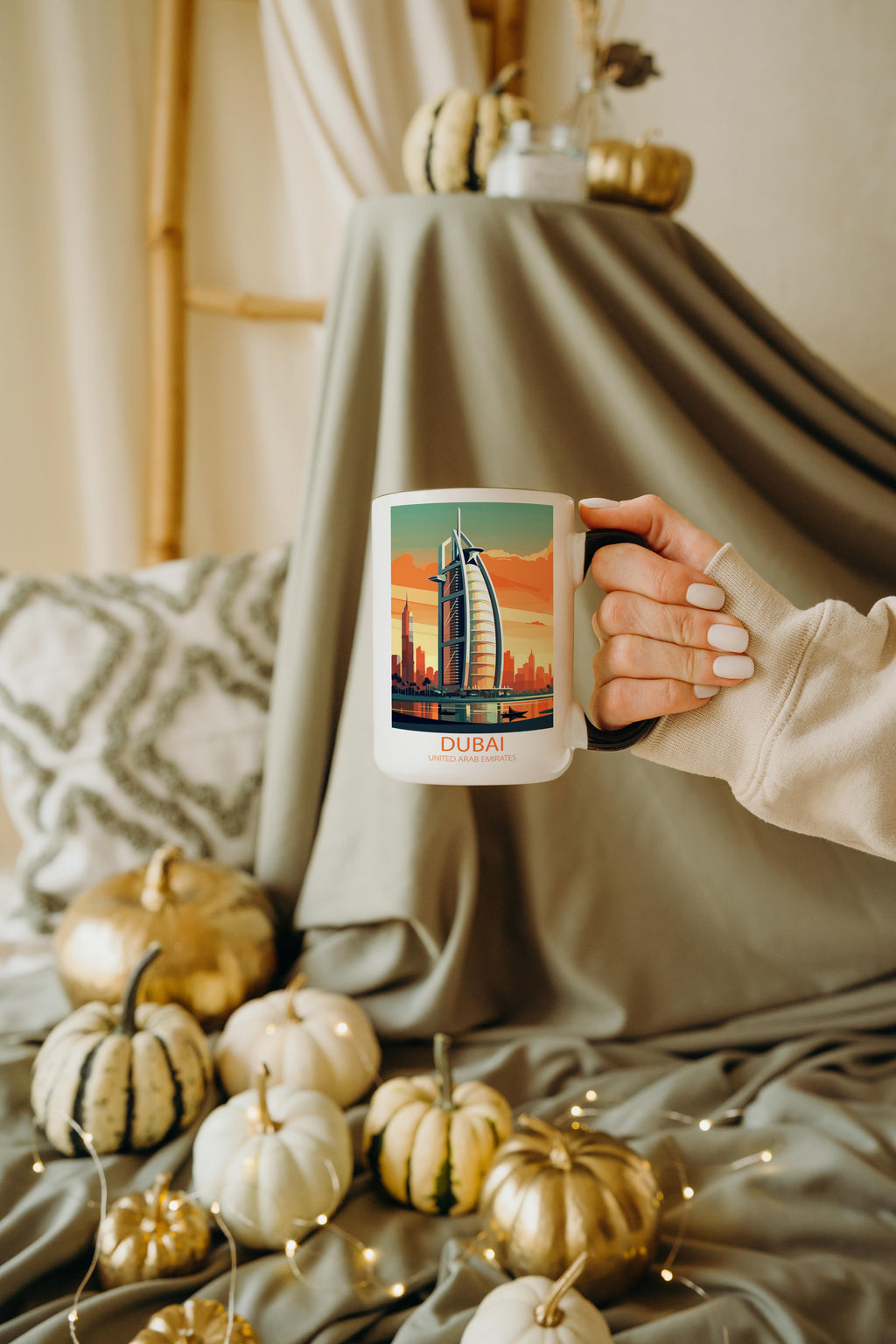 Dubai - united Arab Emirates - Beautiful Tourist Hotspots Mug