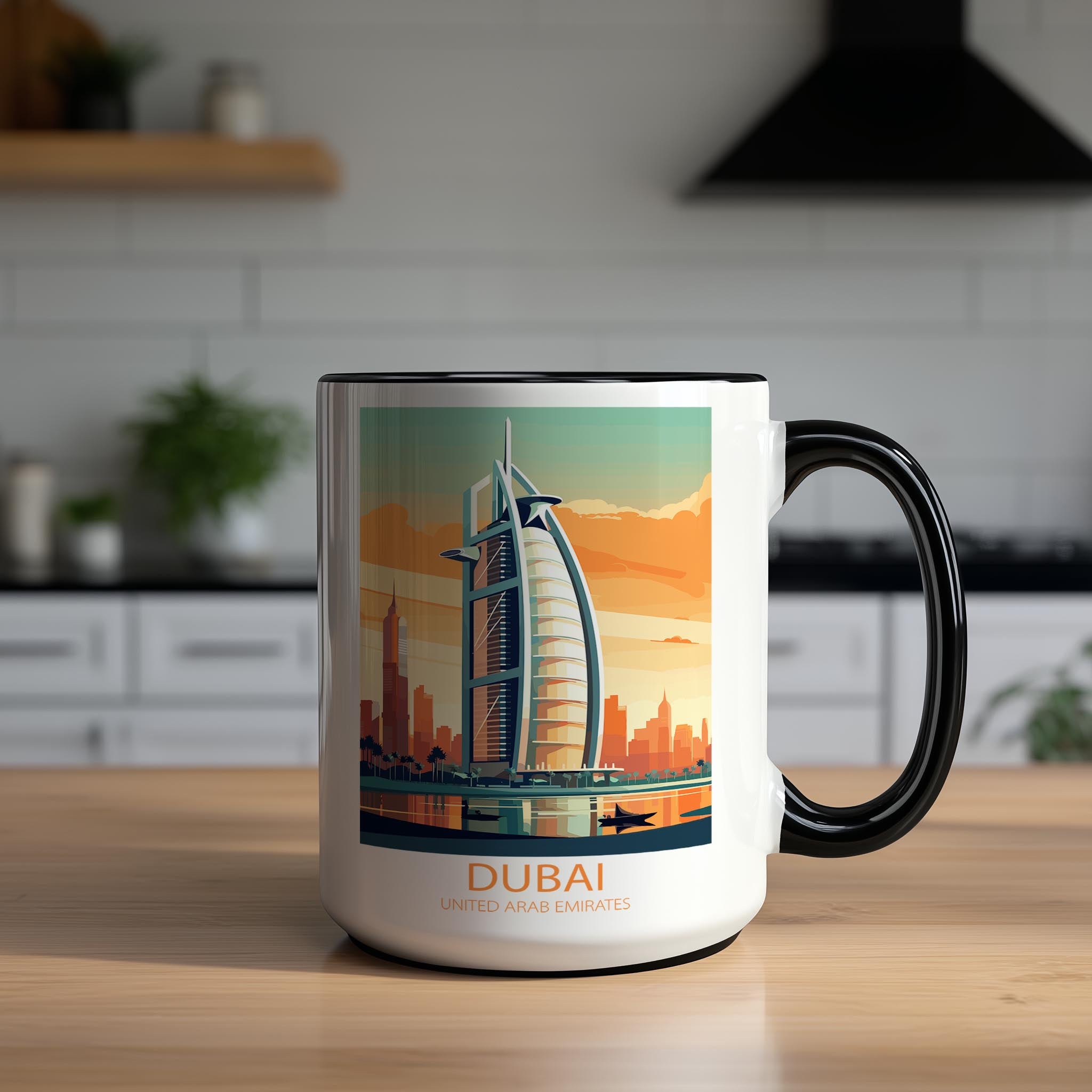 Dubai - united Arab Emirates - Beautiful Tourist Hotspots Mug