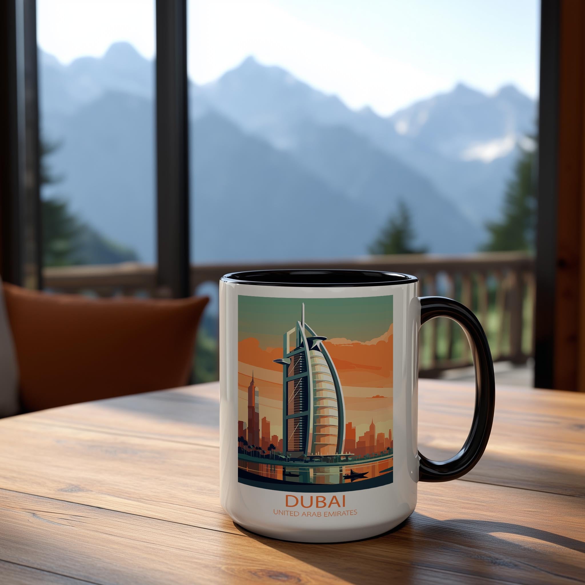 Dubai - united Arab Emirates - Beautiful Tourist Hotspots Mug